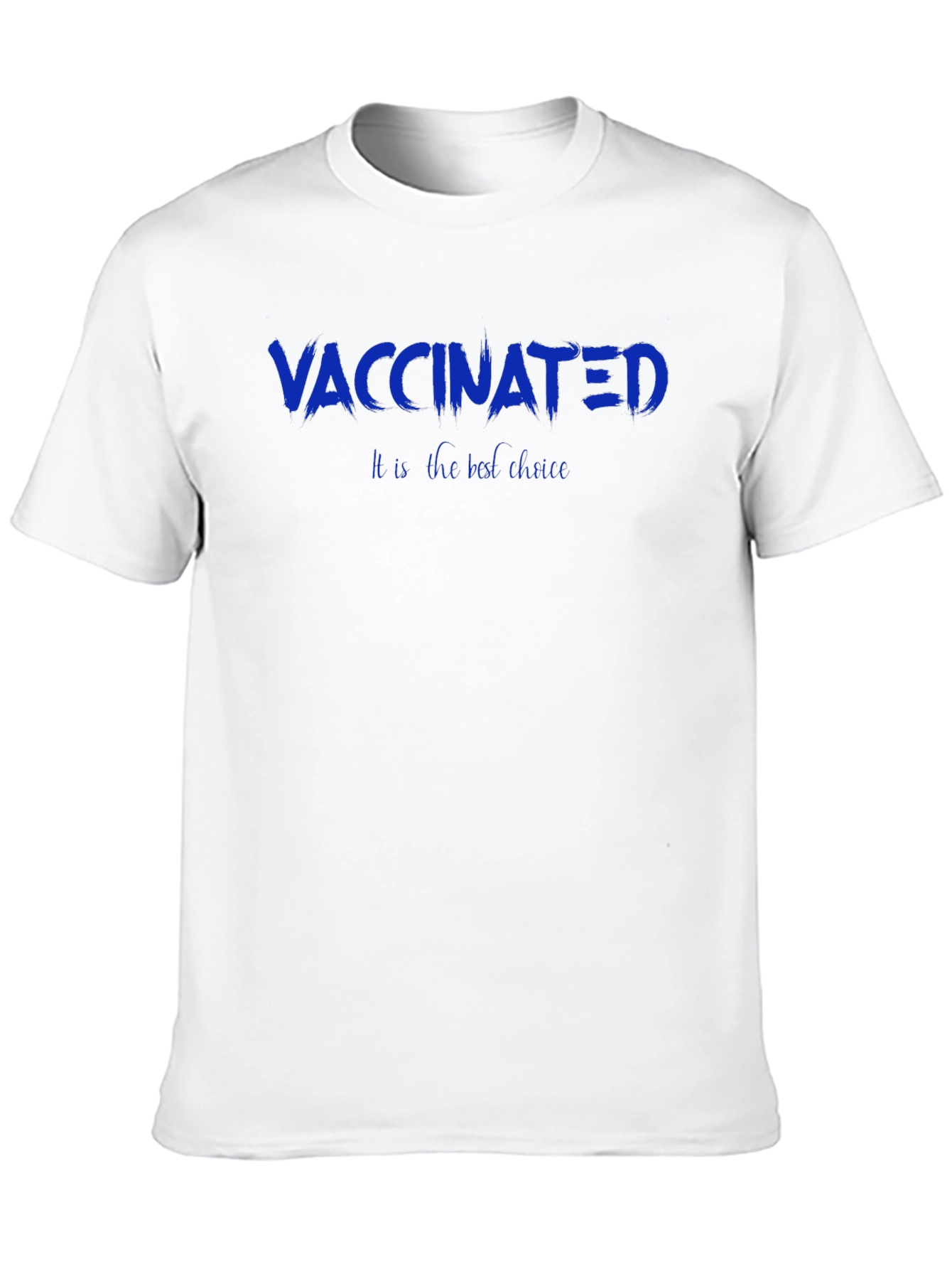 Black Vaccinated Tee - The Best Choice T-Shirt view 10