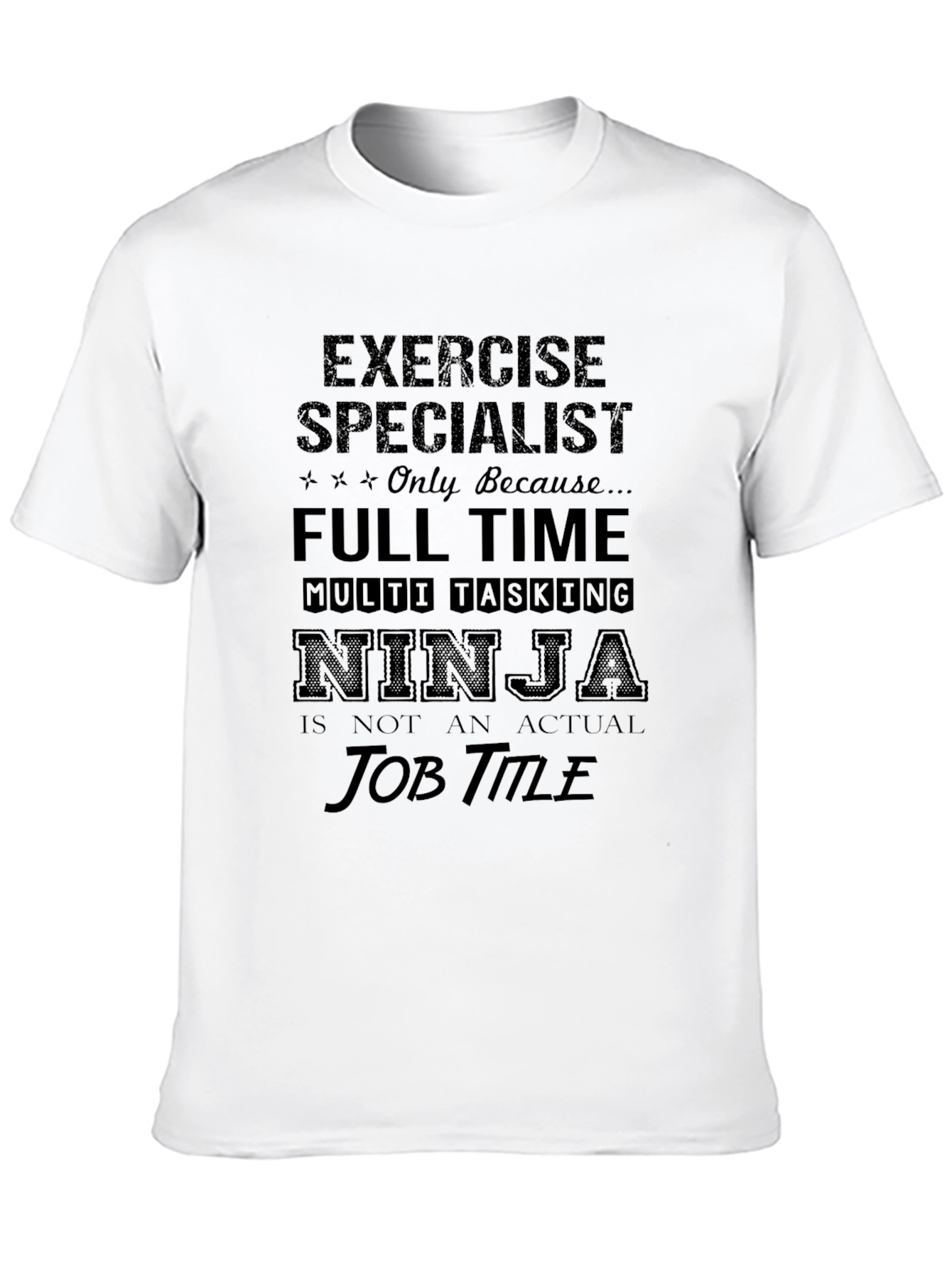 Black Exercise Specialist Ninja T-Shirt view 10