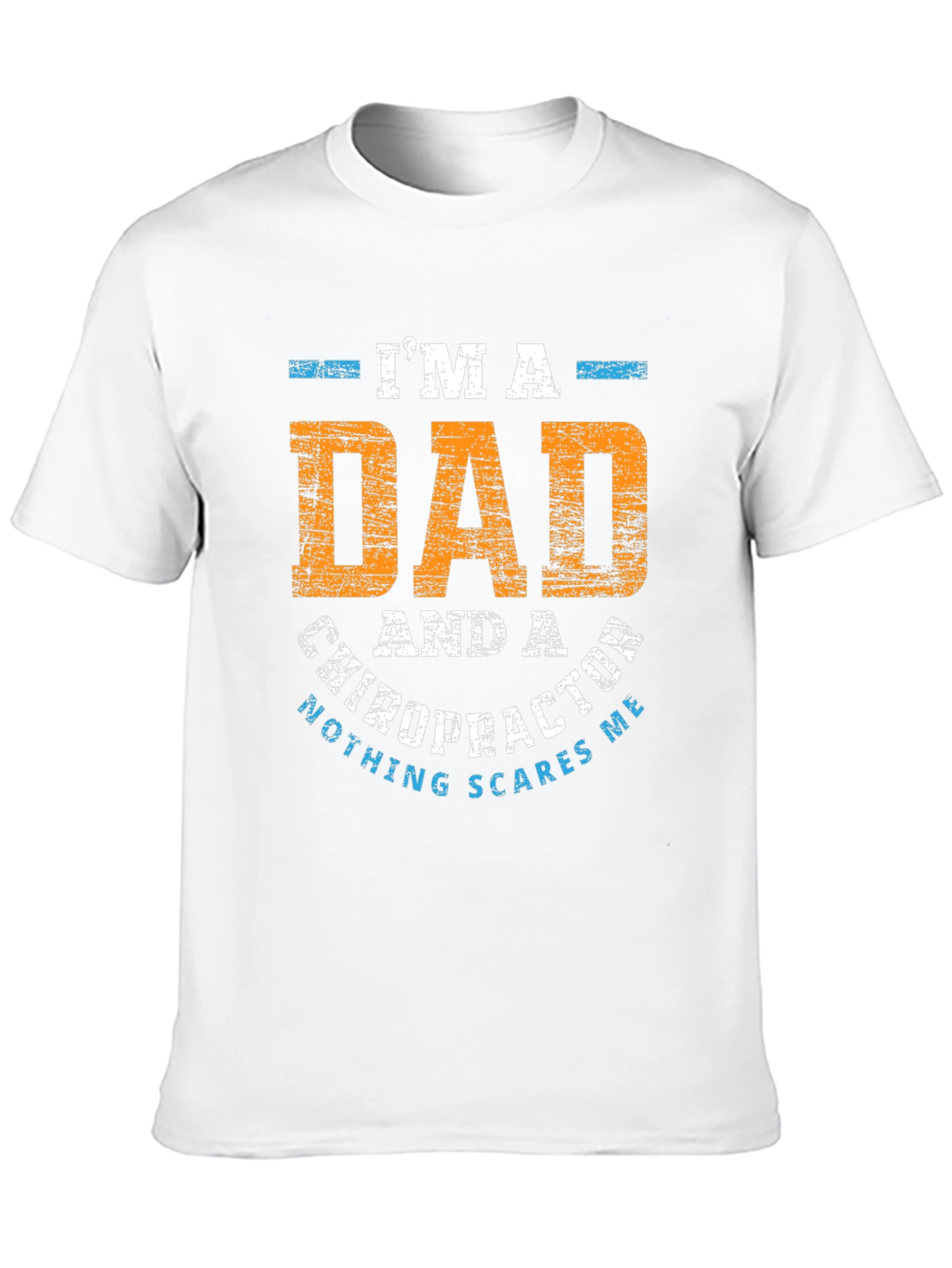 Black Dad Chiropractor T-Shirt - Nothing Scares Me! view 10