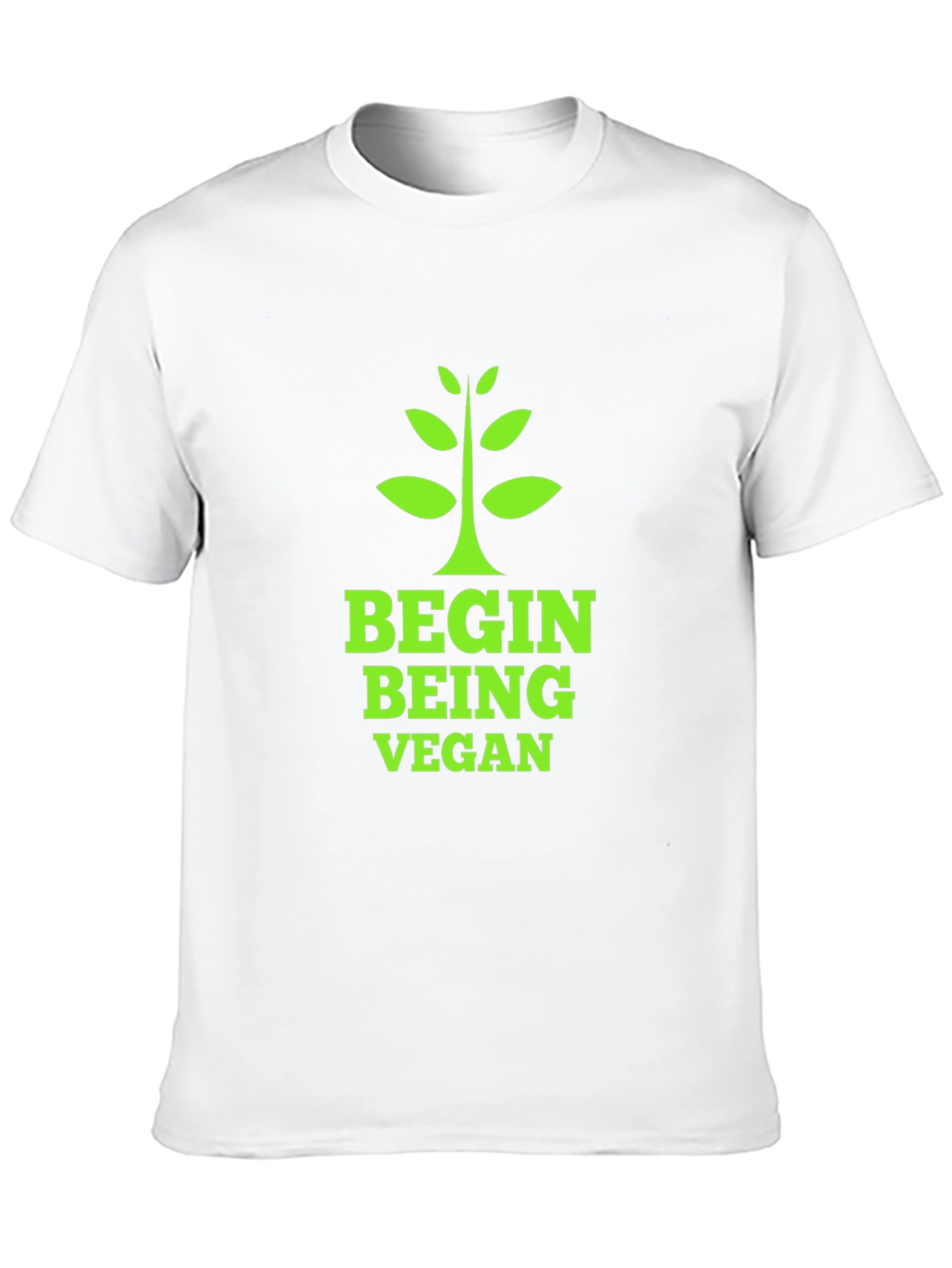 Black Begin Being Vegan T-Shirt view 10