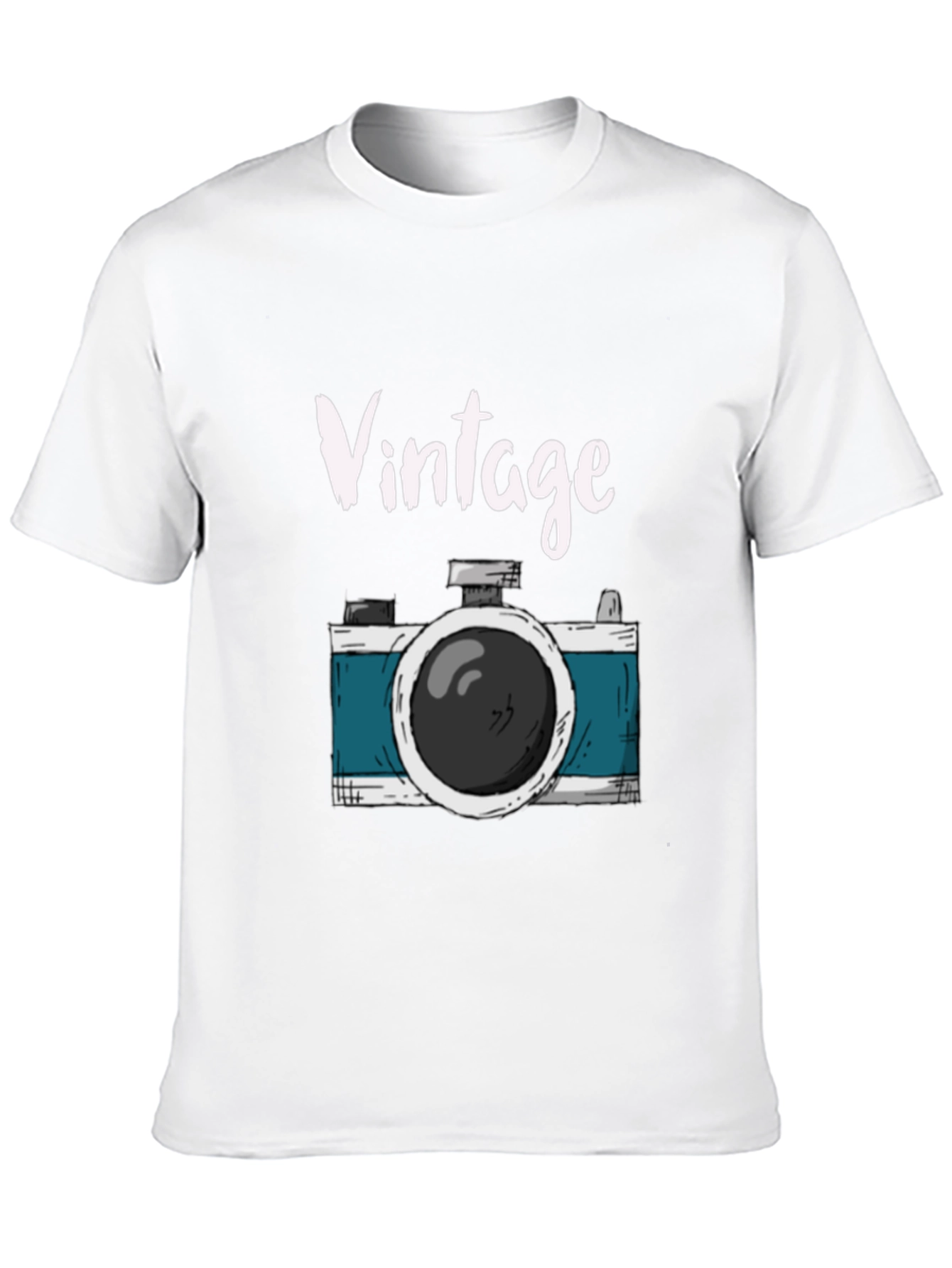 Black Vintage Camera Graphic Tee view 10