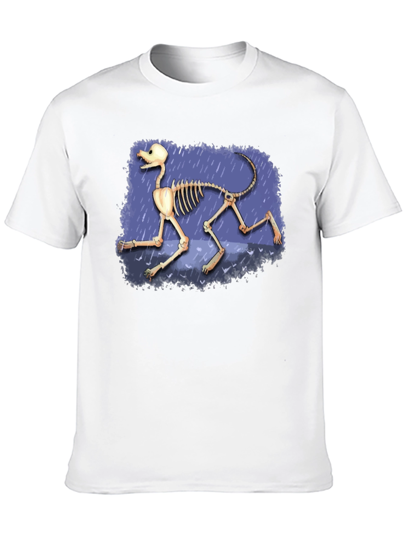 Black Dog Skeleton Graphic Tee - Black view 10