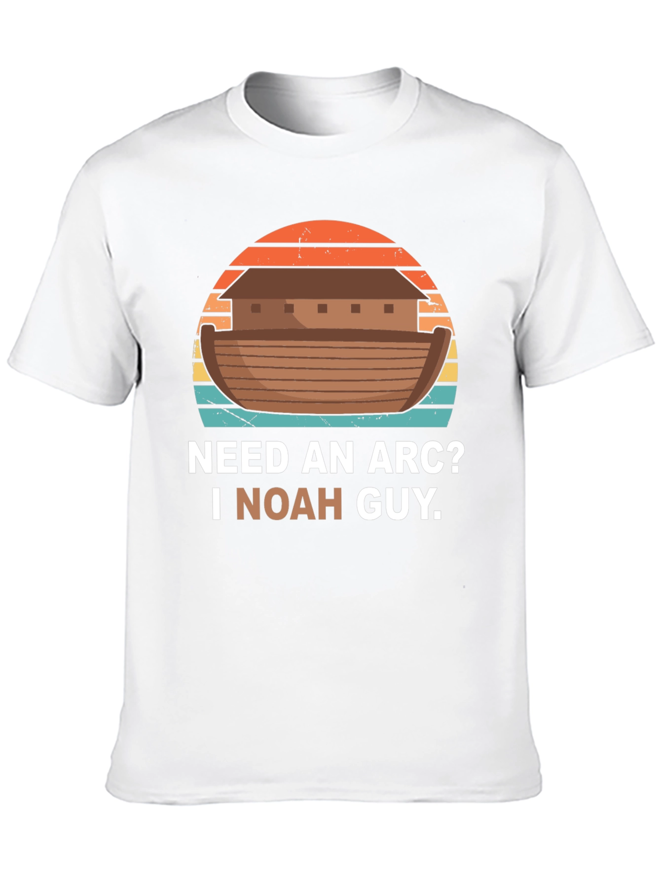 Black Need An Arc? I Noah Guy T-Shirt view 10