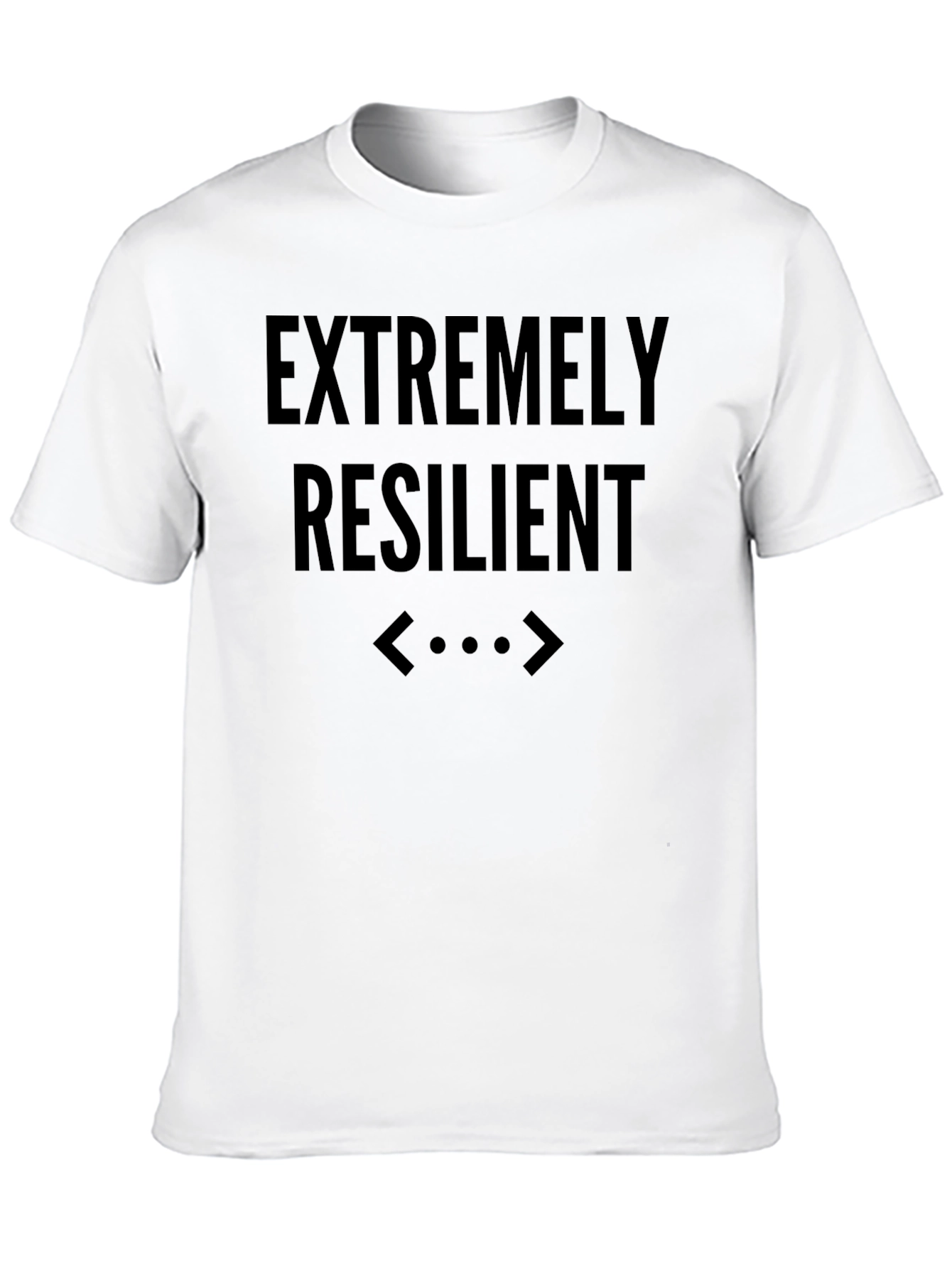 Black Extremely Resilient Graphic T-Shirt view 10