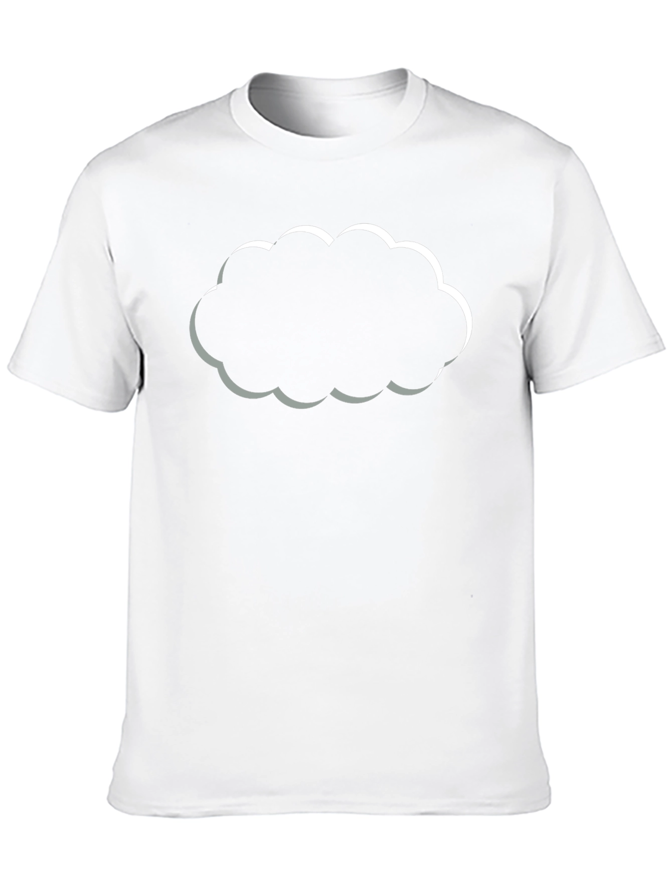 Black Cloud Graphic Black T-Shirt - Trendy & Stylish view 10