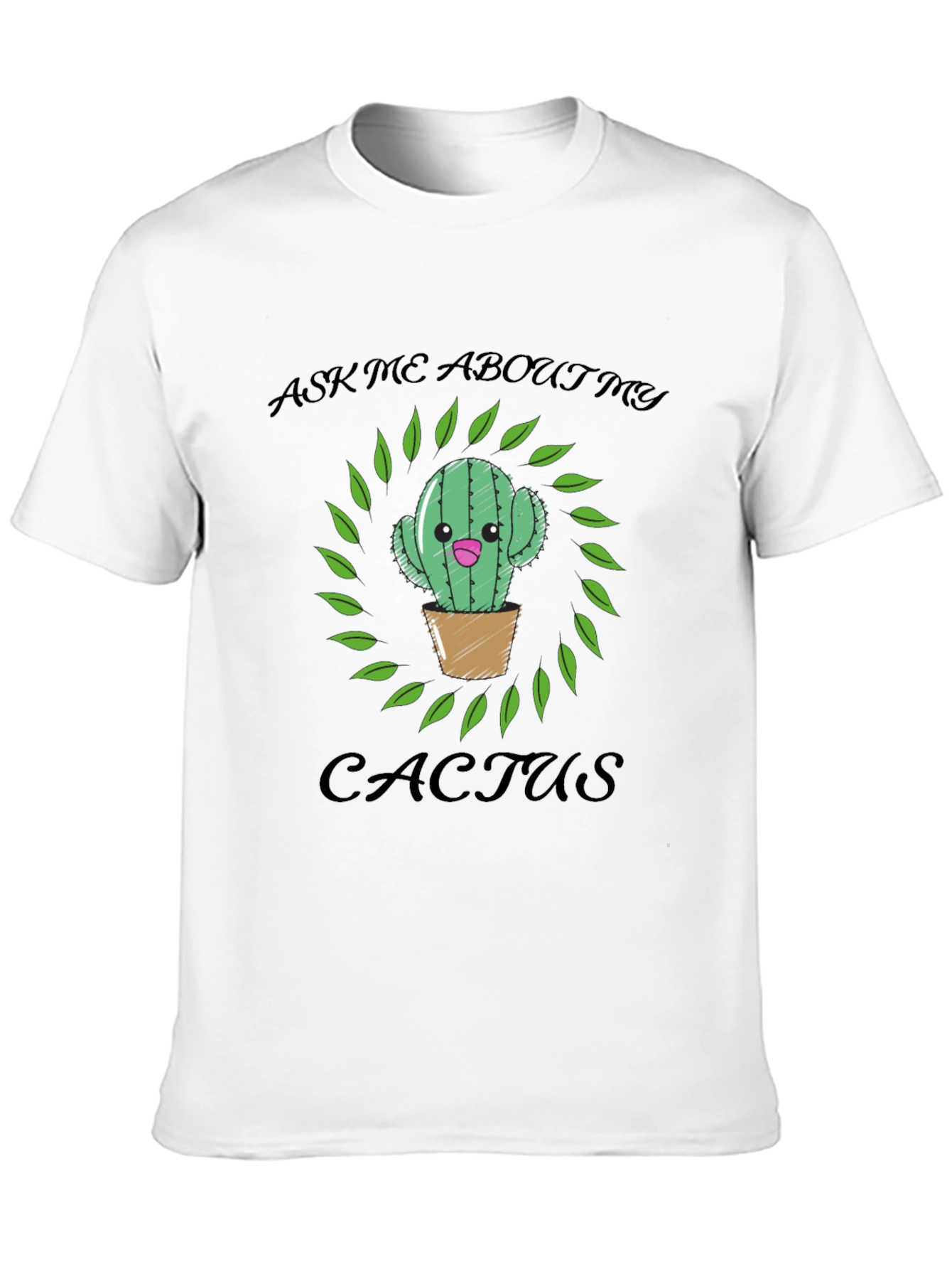 Ask Me About My Cactus Graphic T-Shirt - 10