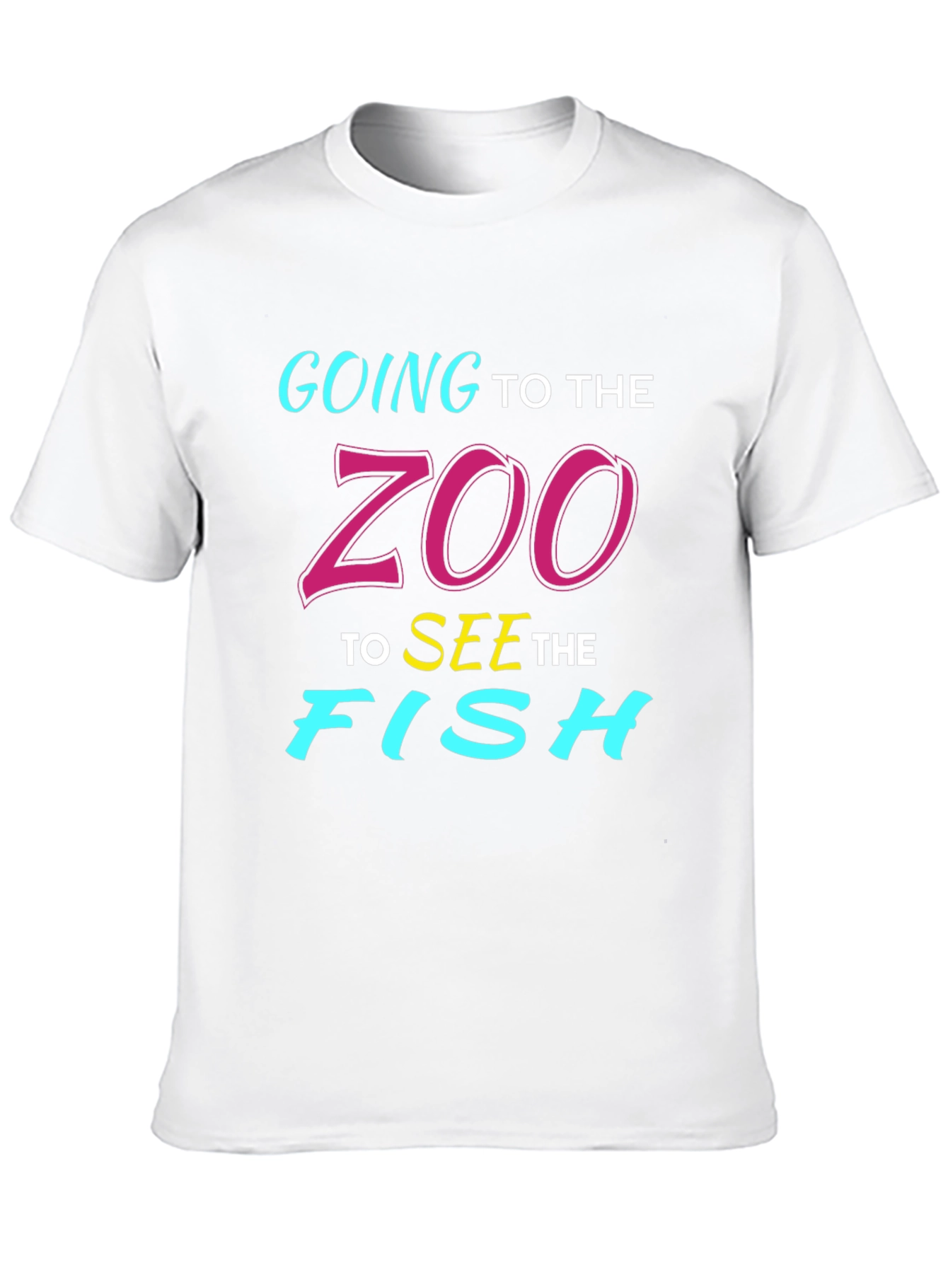 Black Zoo Trip T-Shirt: Going to See the Fish! view 10