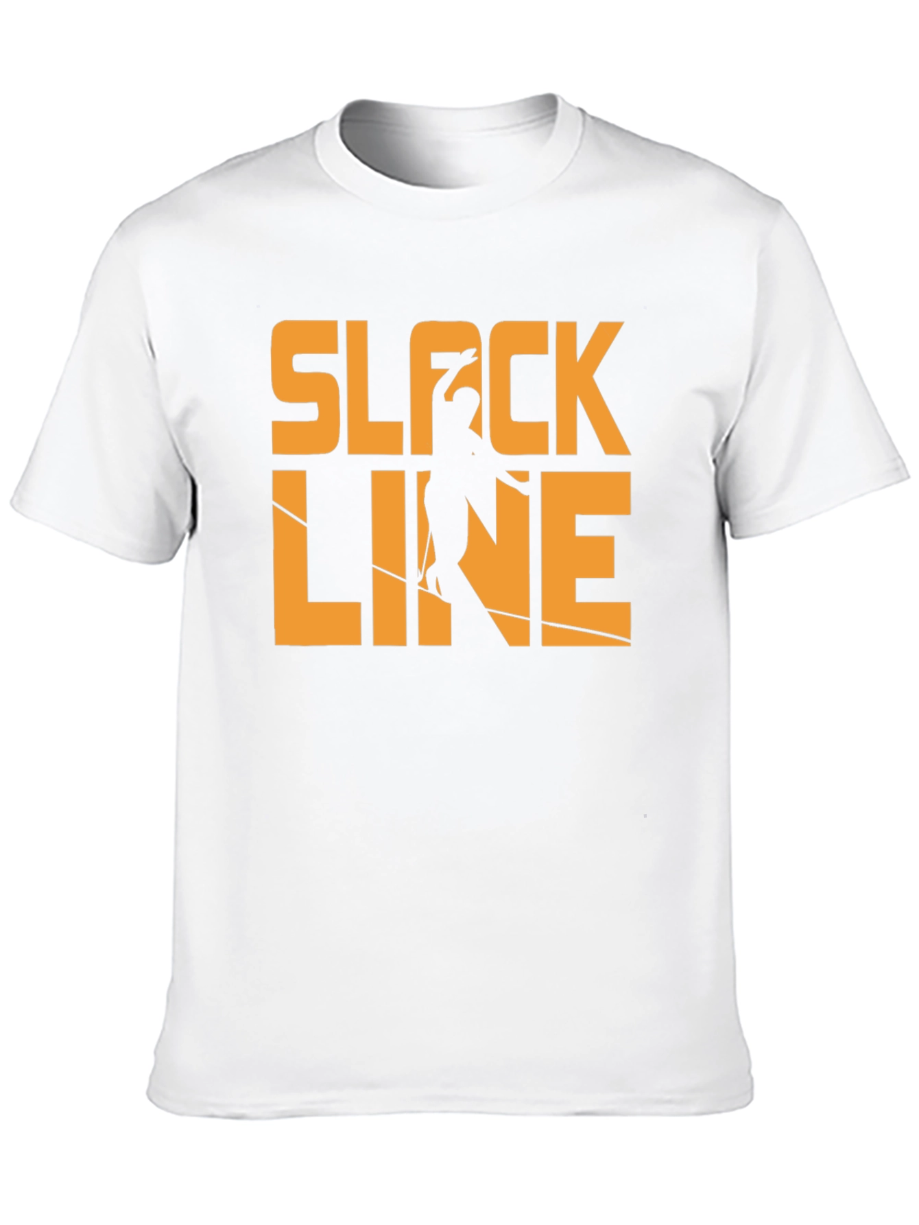 Black Slackline T-Shirt: Balance & Style view 10