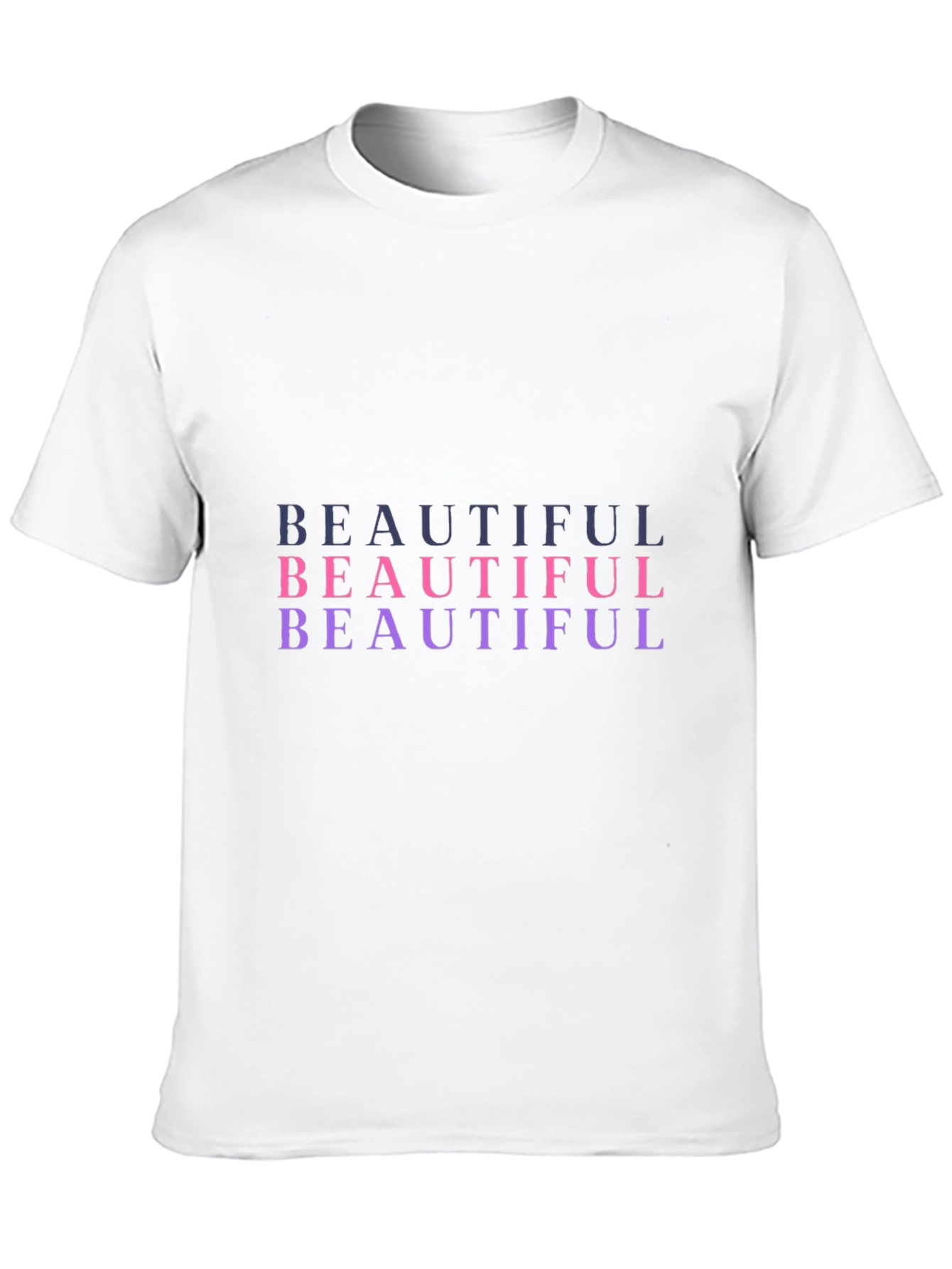 Black Beautiful Graphic Print Black T-Shirt view 10