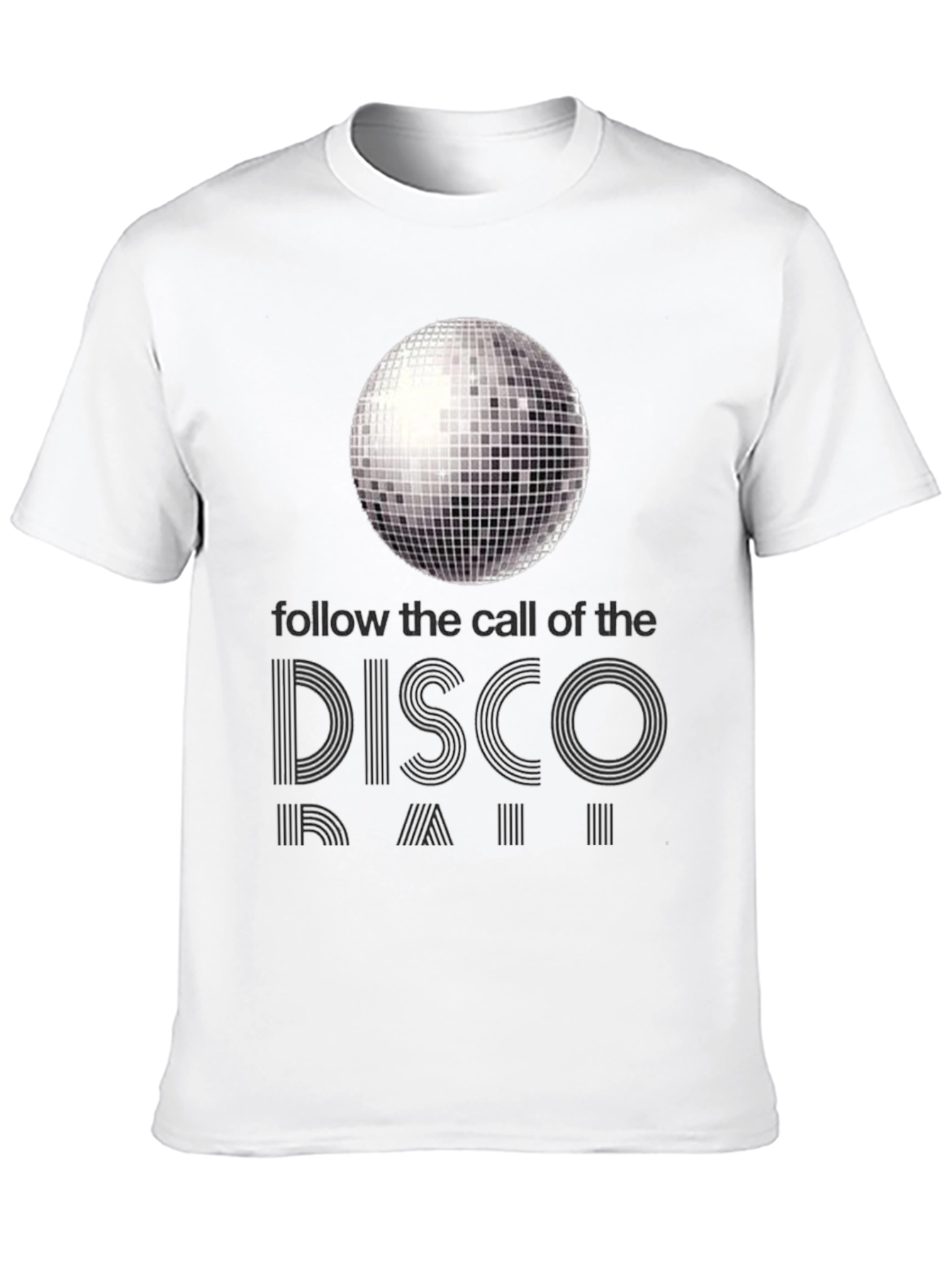 Black Disco Ball T-Shirt - Follow the Call view 10