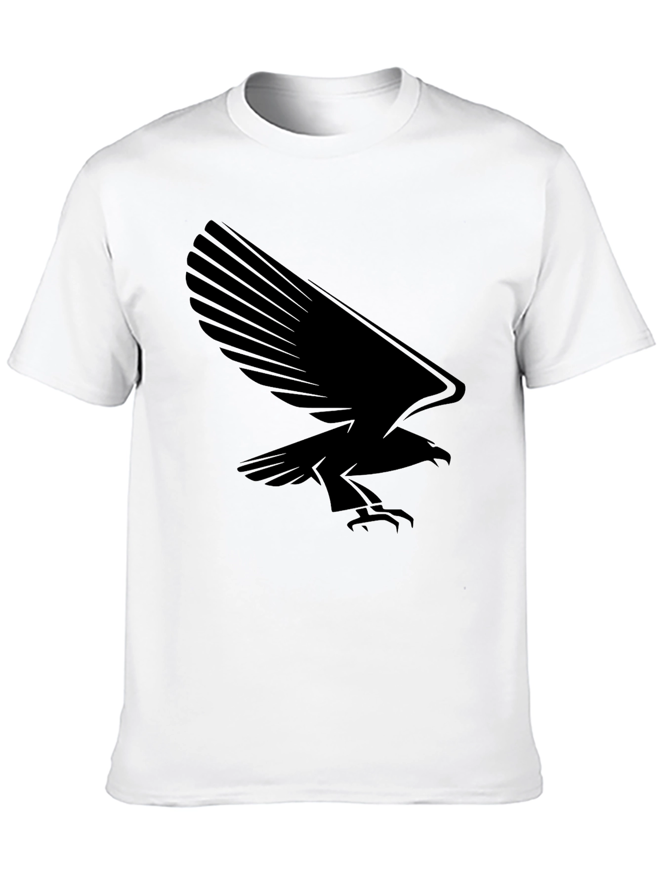 Black Bold Black Eagle Graphic Tee - Stylish Menswear view 10