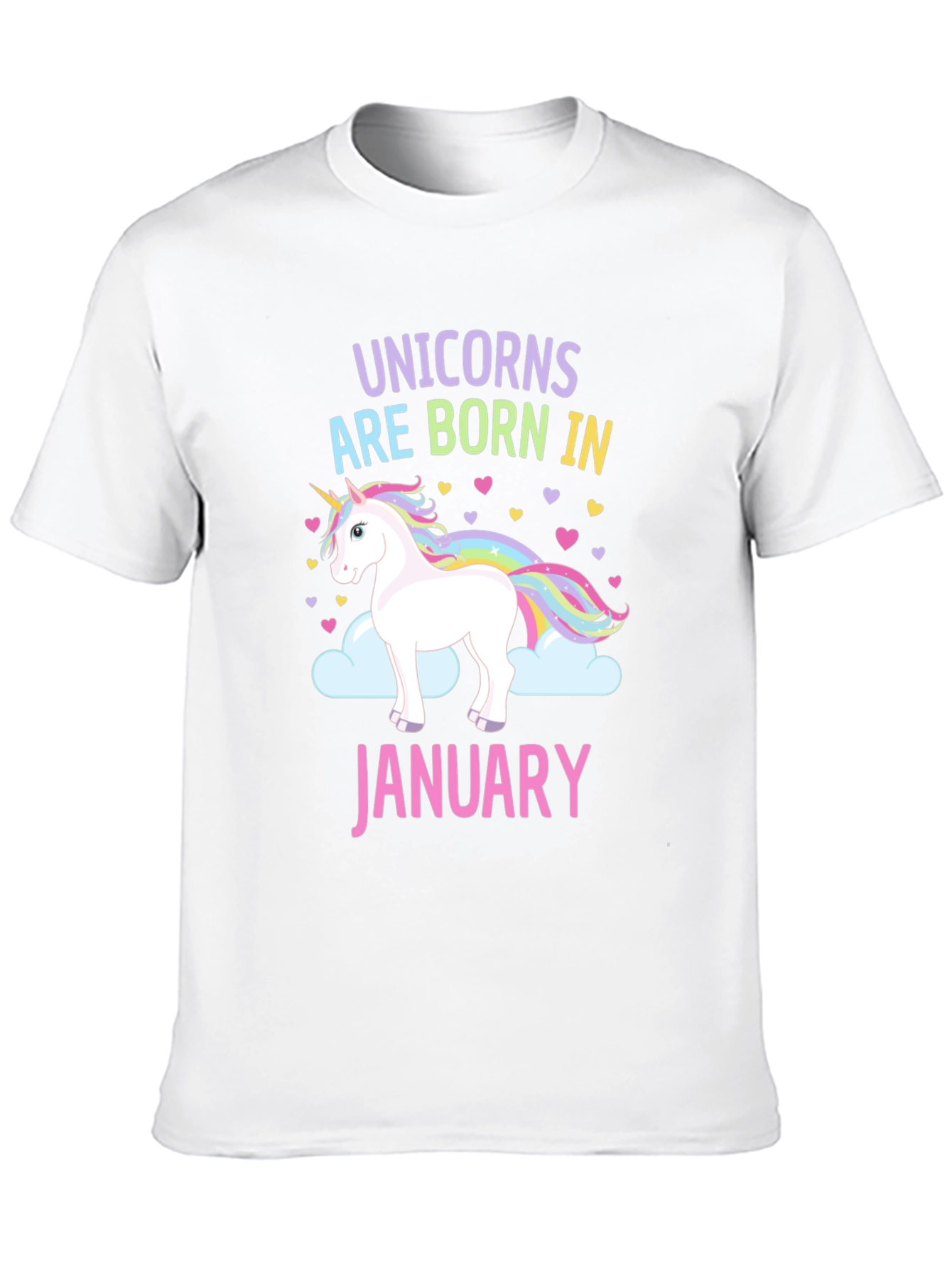Unicorns Born in January T-Shirt - 10