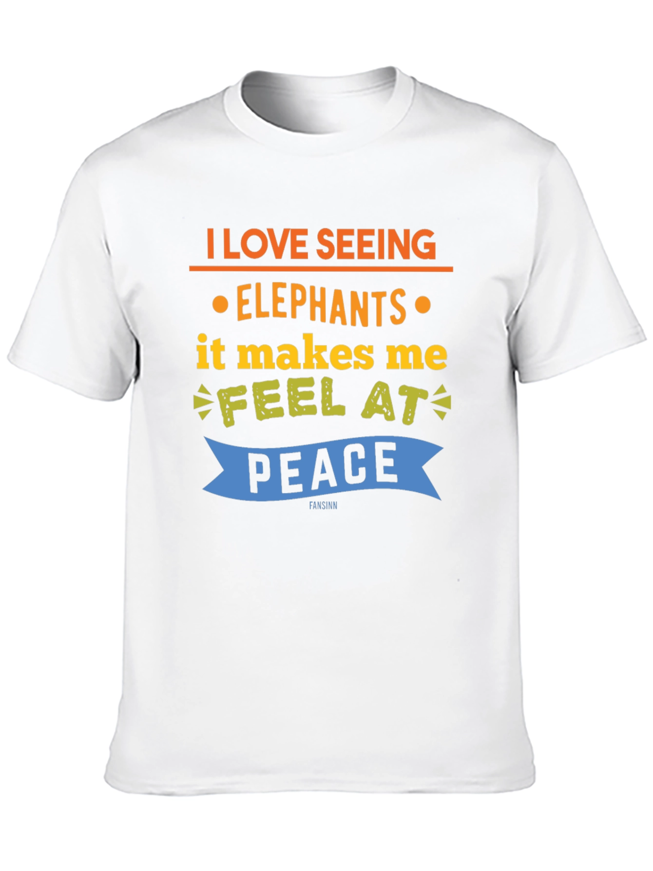 Black Elephant Lover T-Shirt - Feel at Peace Tee view 10