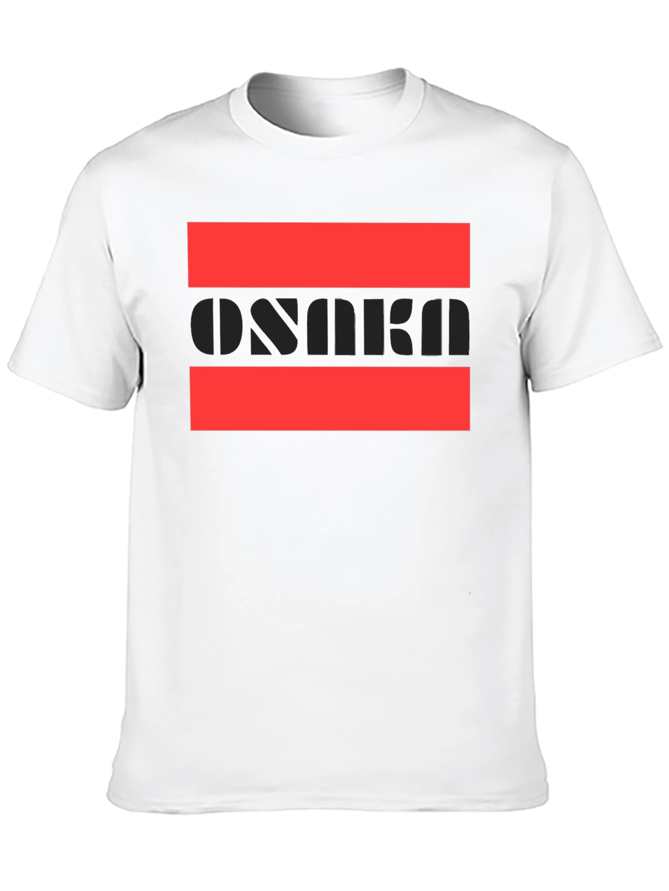 Black Stylish Osaka Graphic Print Black T-Shirt view 10