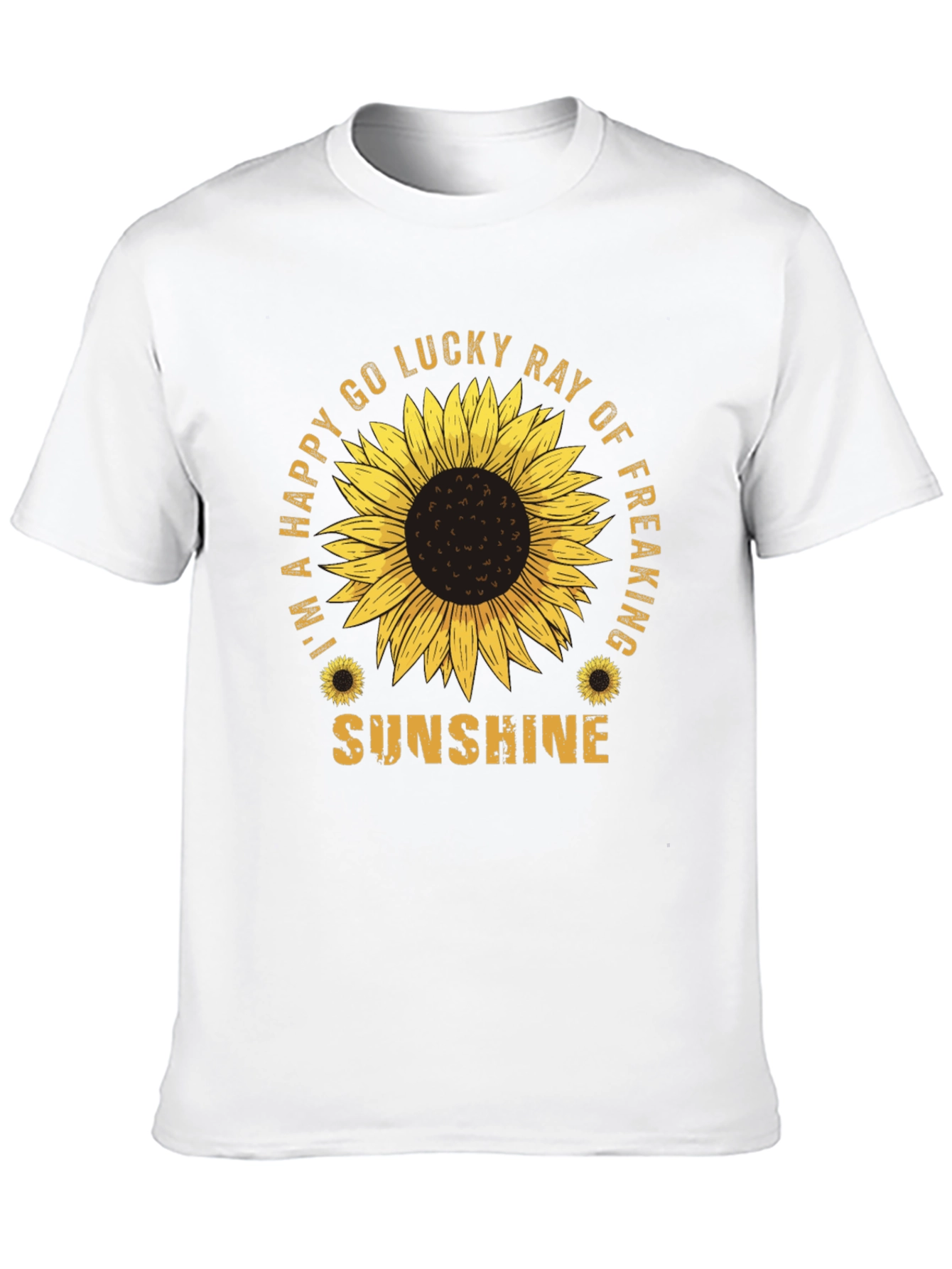 Black Sunflower Graphic Tee - Lucky Ray of Sunshine view 10