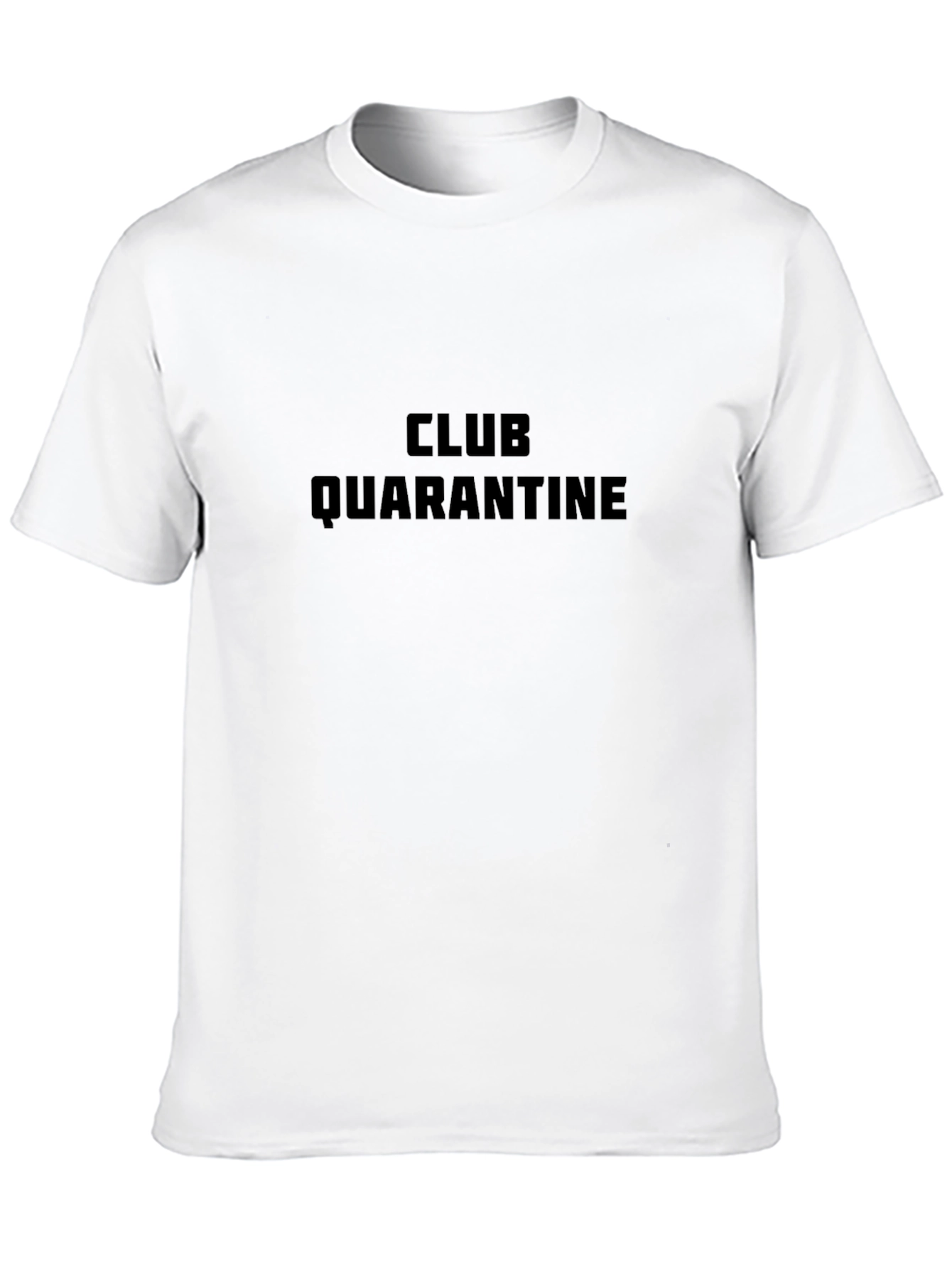Black Club Quarantine Black Graphic T-Shirt view 10