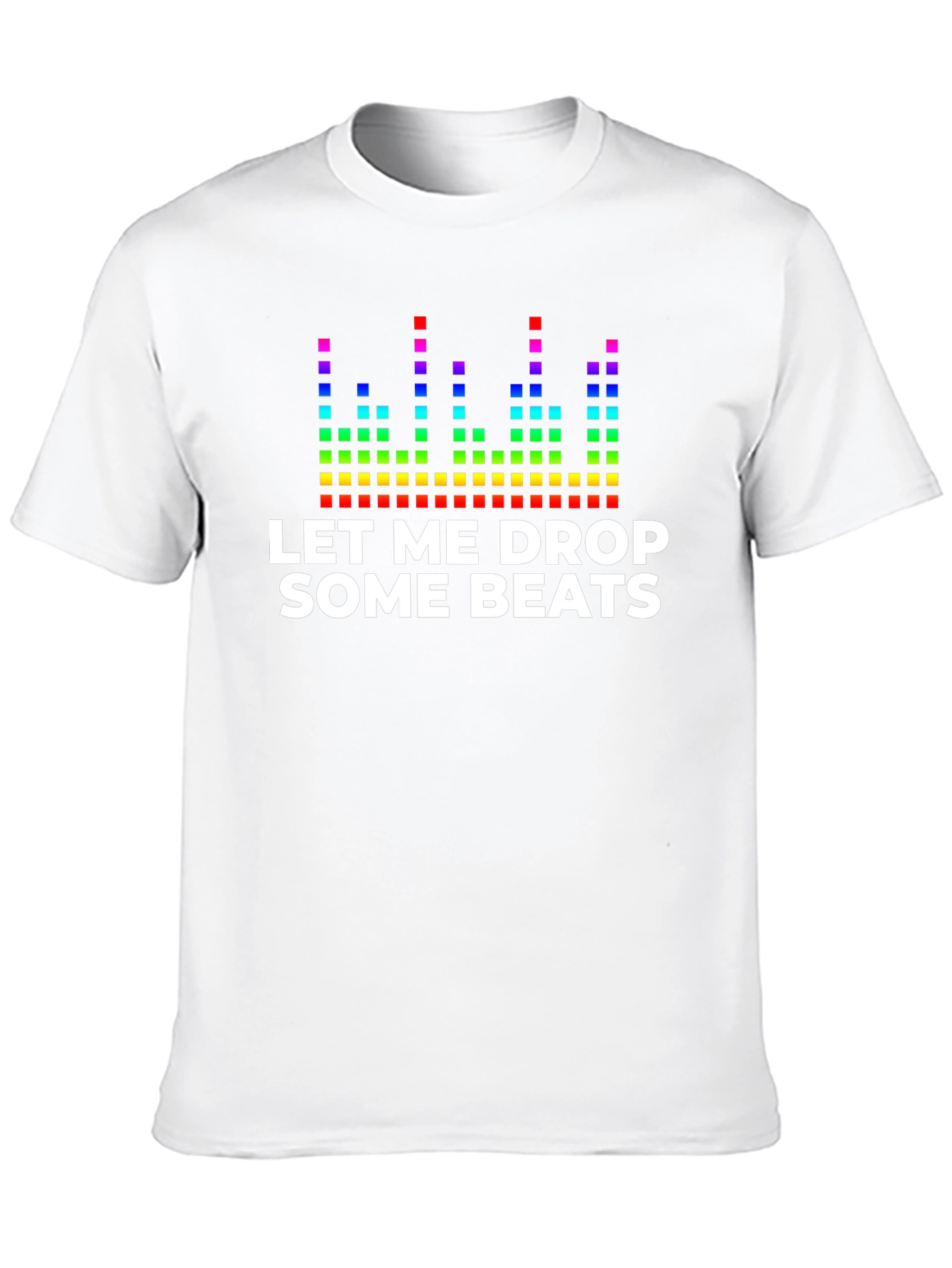 Black Let Me Drop Some Beats T-Shirt - DJ Music Tee view 10
