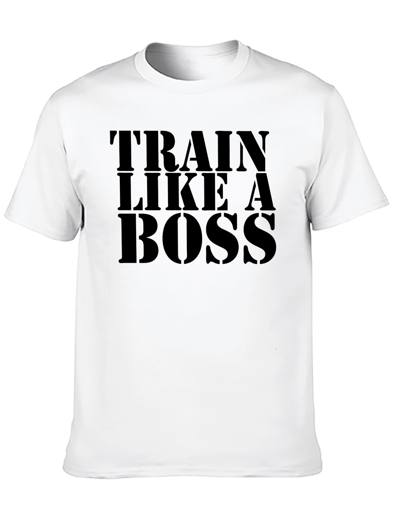 Black Train Like a Boss Graphic T-Shirt - Mens view 10