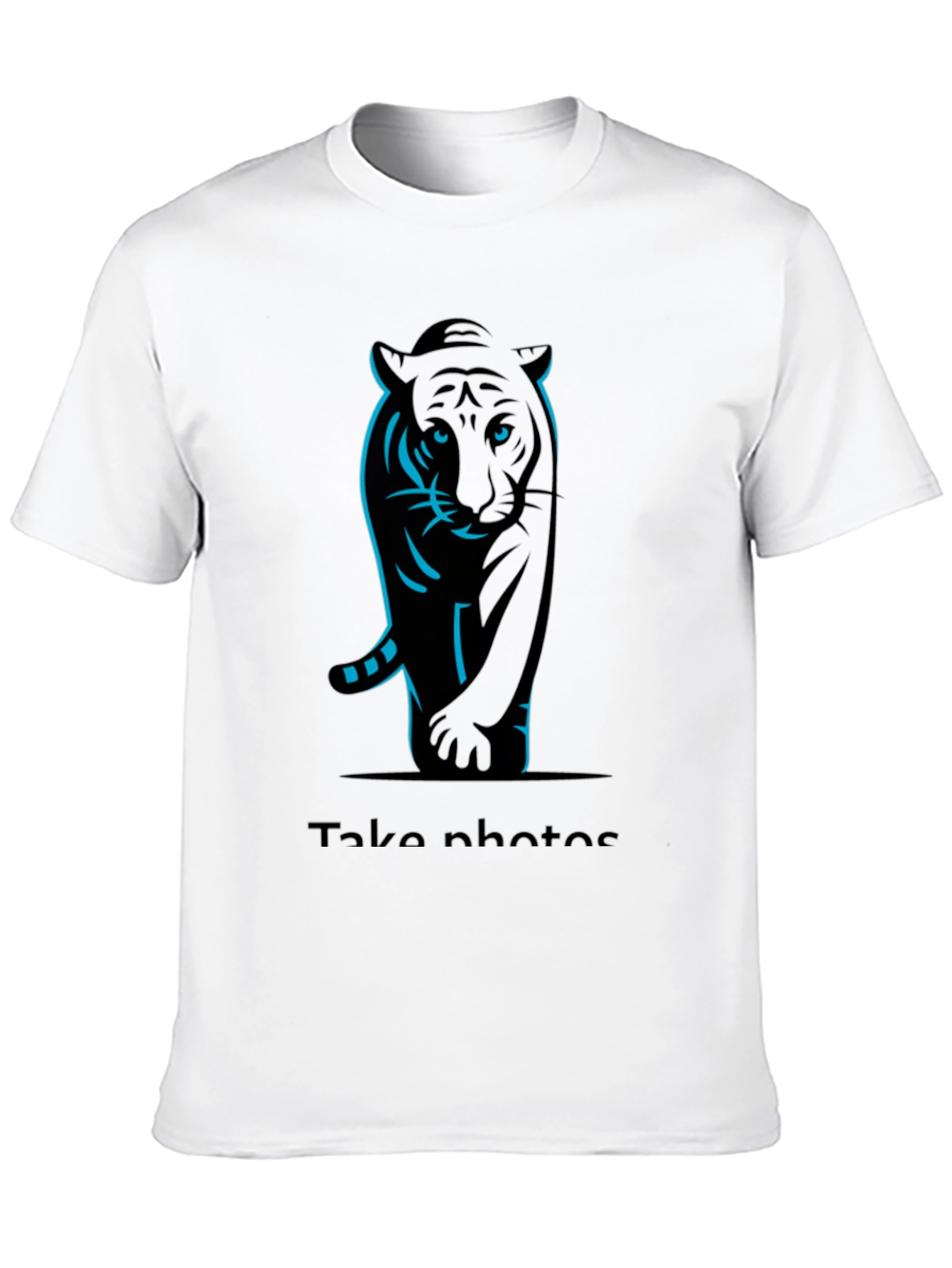 Black Black Tiger Graphic Tee view 10