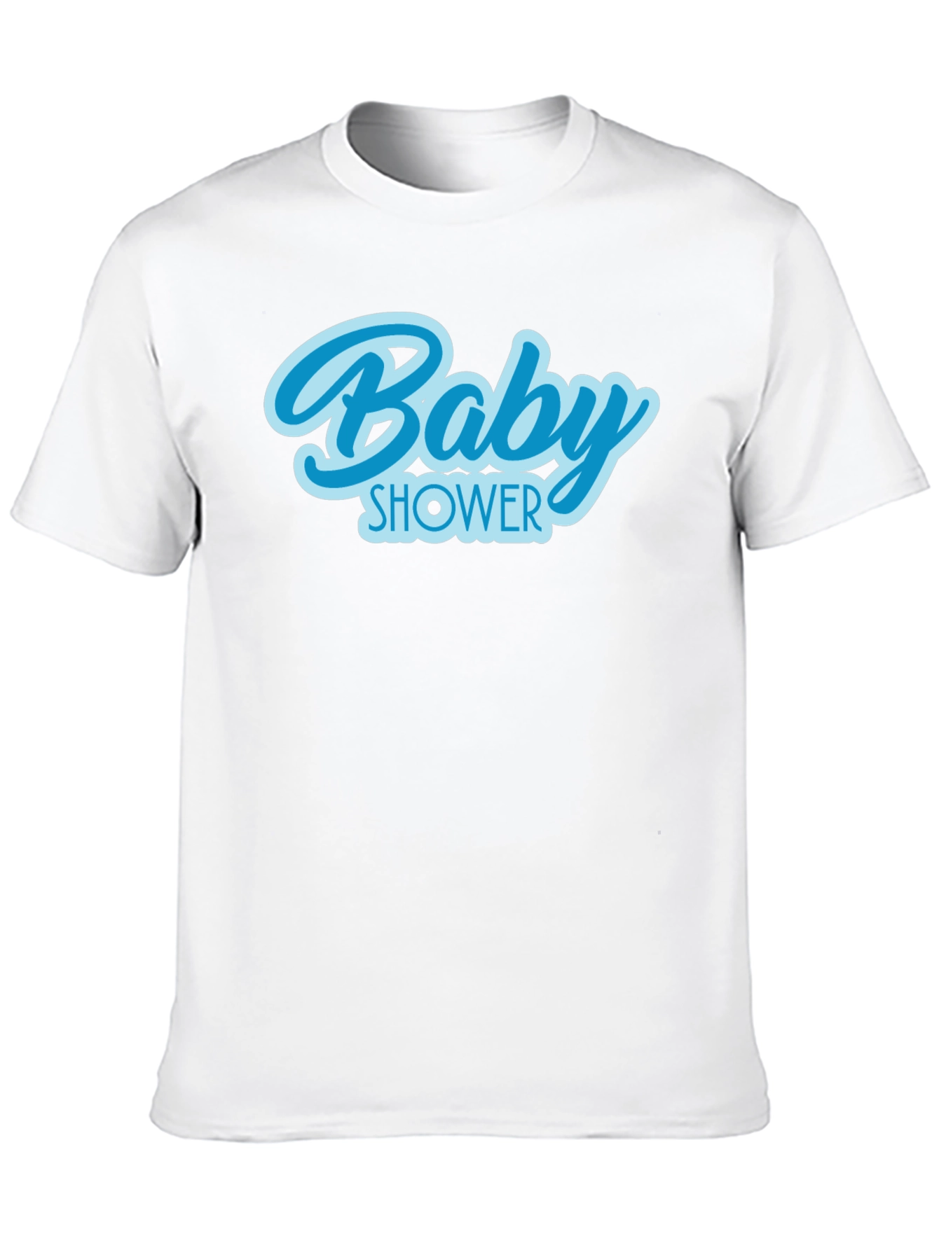 Black Baby Shower Crew T-Shirt - Celebration Tee view 10