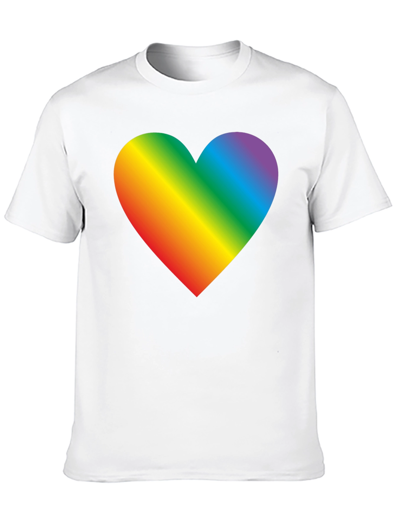 Black Rainbow Heart Graphic Tee - Pride & Love view 10