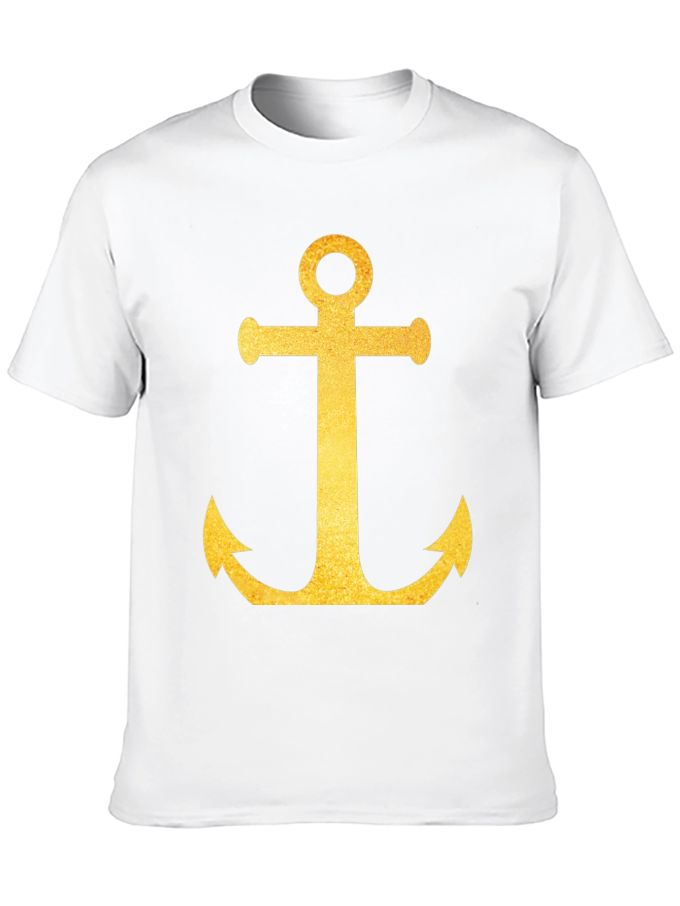 Black Golden Anchor Black T-Shirt view 10