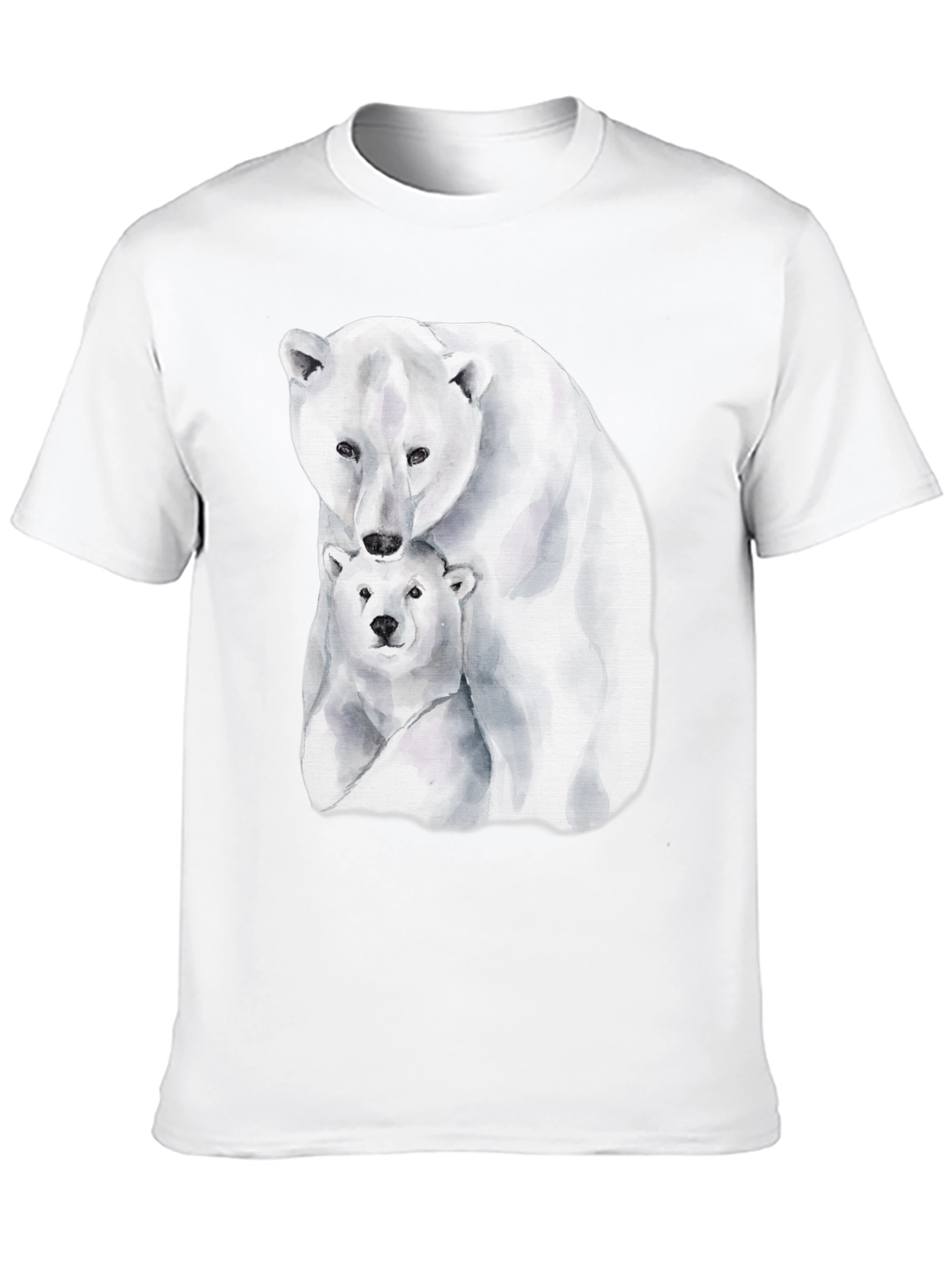 Black Polar Bear Graphic Tee - Black view 10