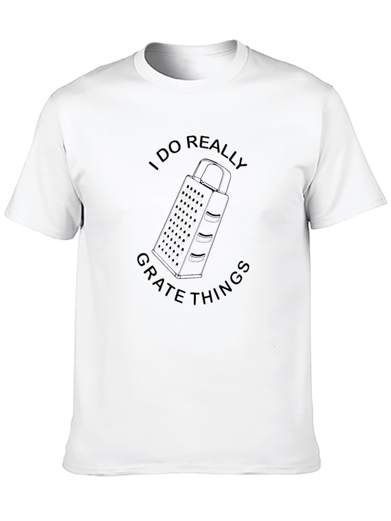 Black I Do Really Grate Things Graphic Tee view 10