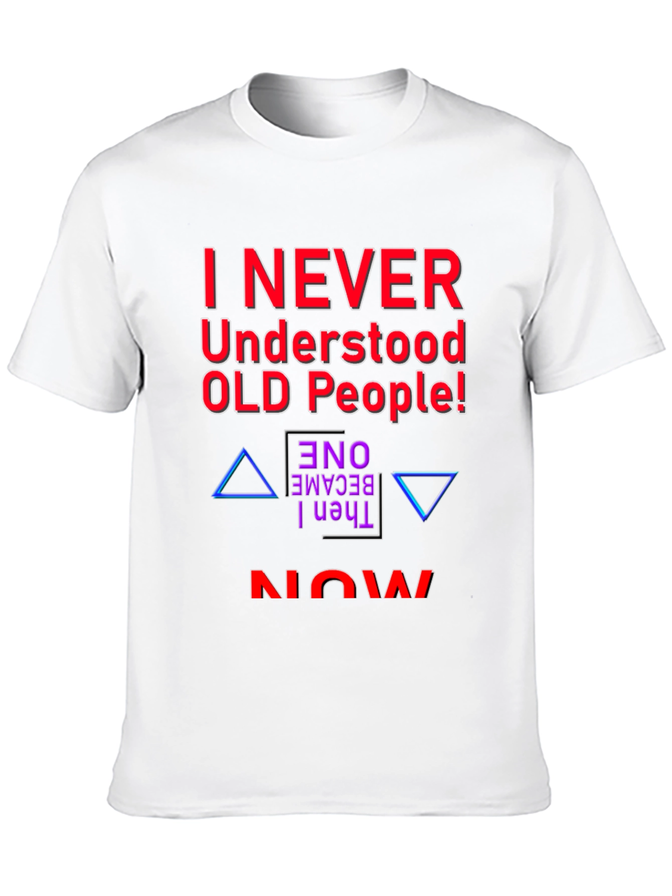 Black Funny 'Old People' Graphic Tee view 10