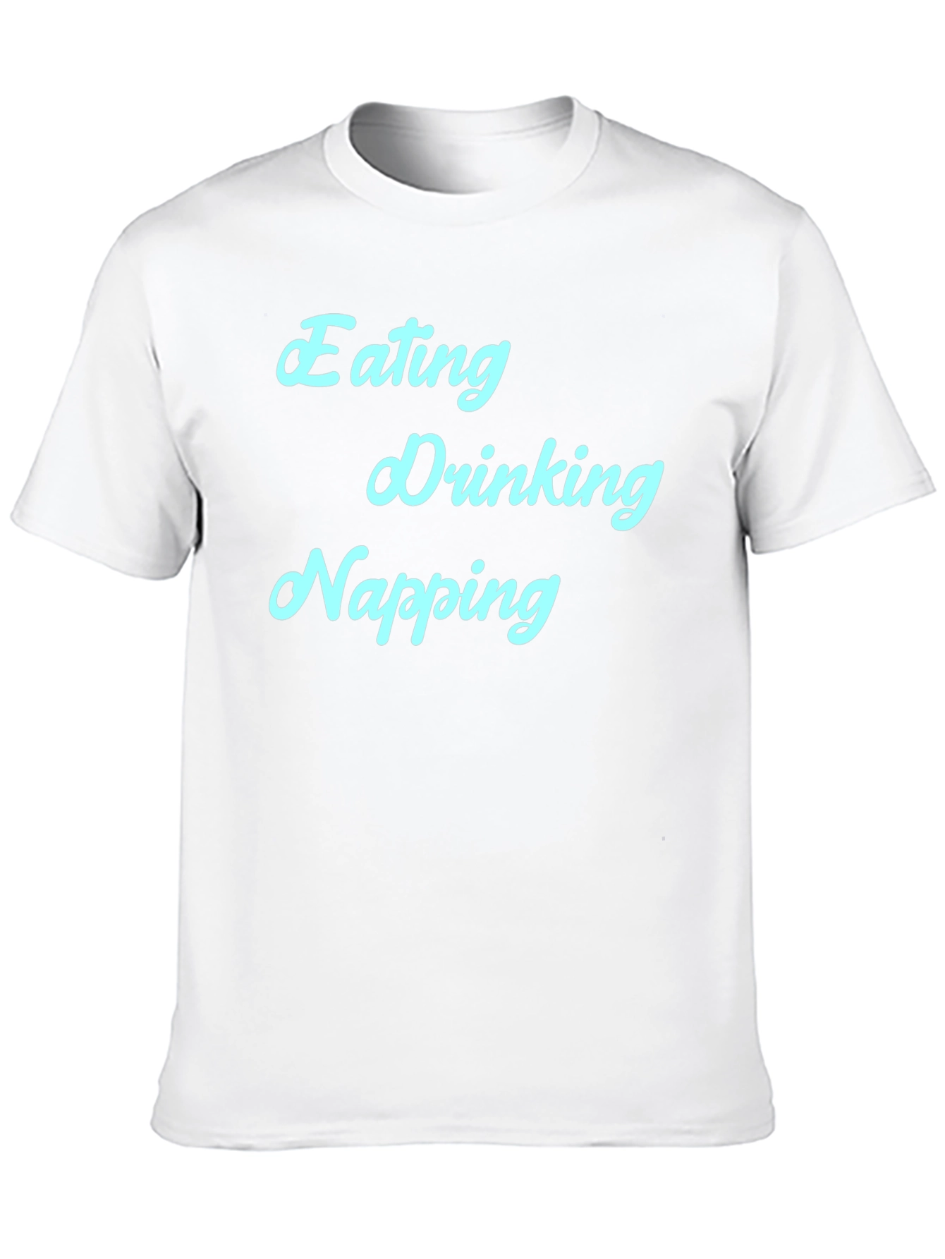 Black Eating Drinking Napping T-Shirt view 10