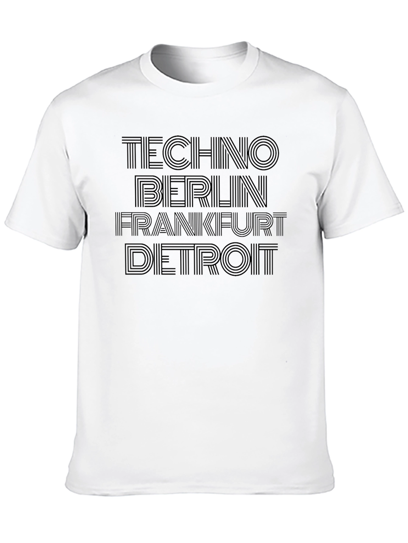 Techno Cities Graphic Tee - Berlin, Frankfurt, Detroit - 10