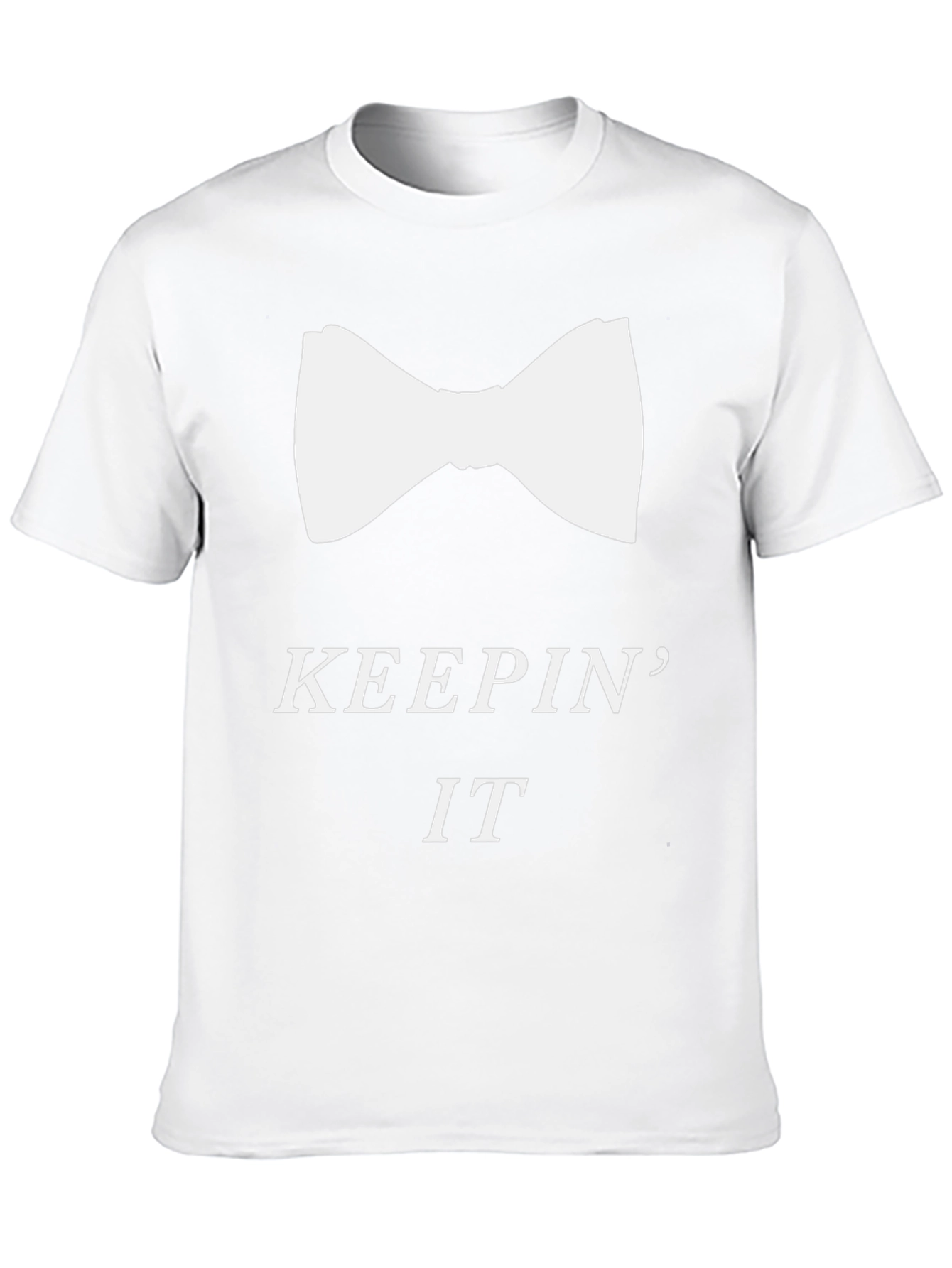 Black Keeping It Classy Bow Tie T-Shirt view 10