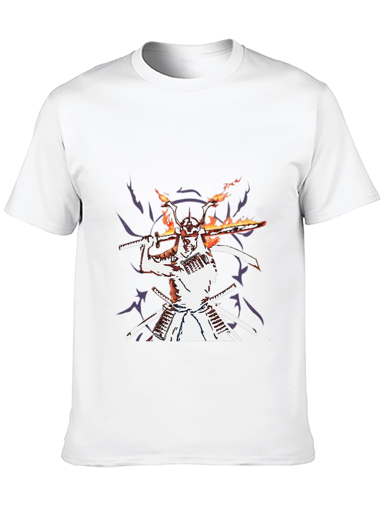 Black Samurai Graphic Black T-Shirt view 10