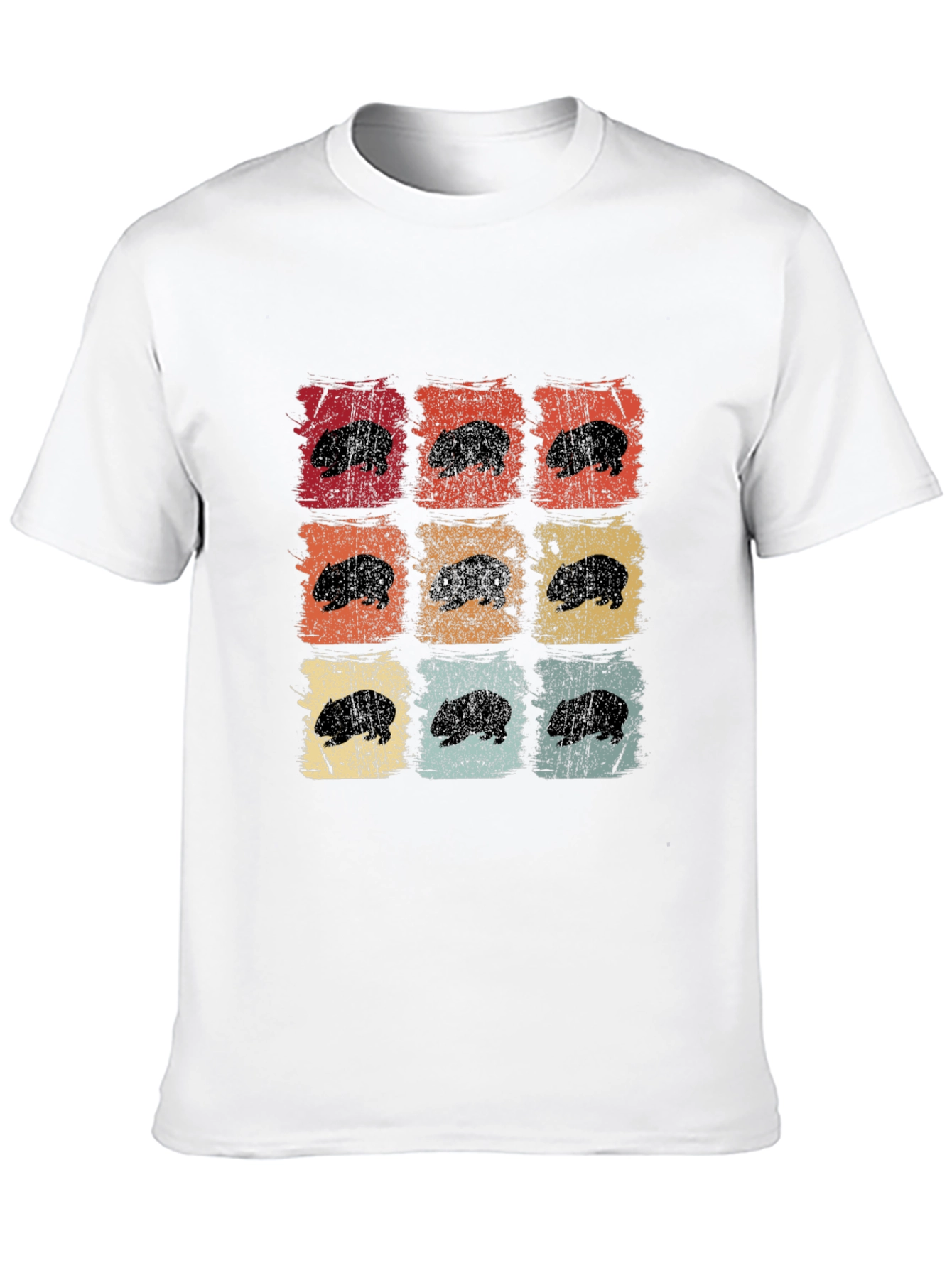 Black Vintage Wombat Graphic Tee view 10