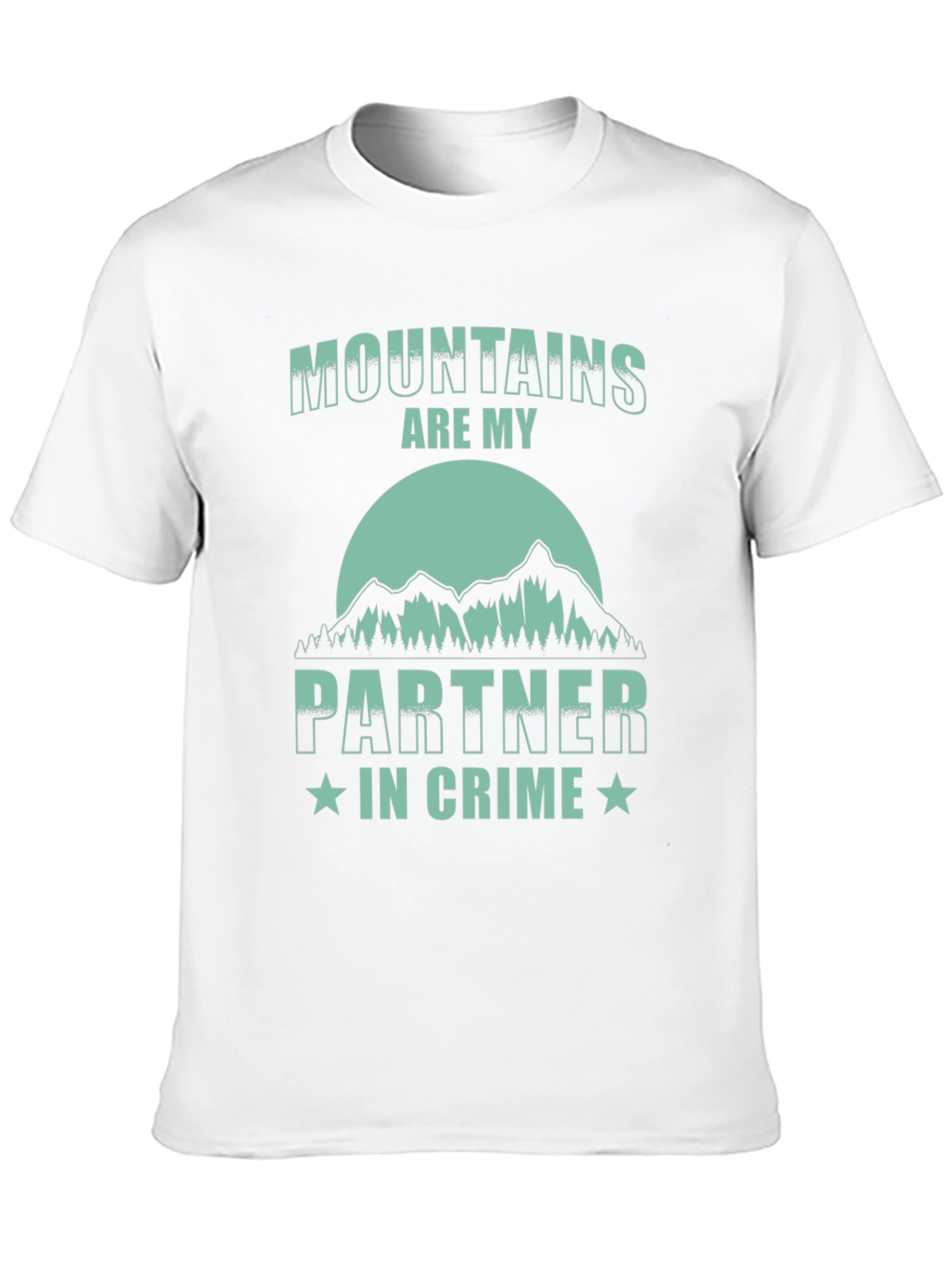 Black Mountains Are My Partner In Crime T-Shirt view 10