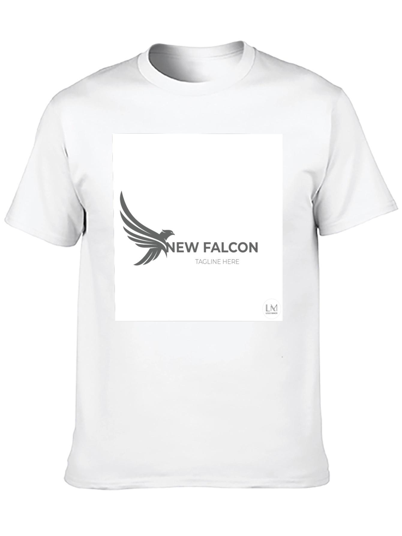 Black New Falcon Graphic Black T-Shirt view 10