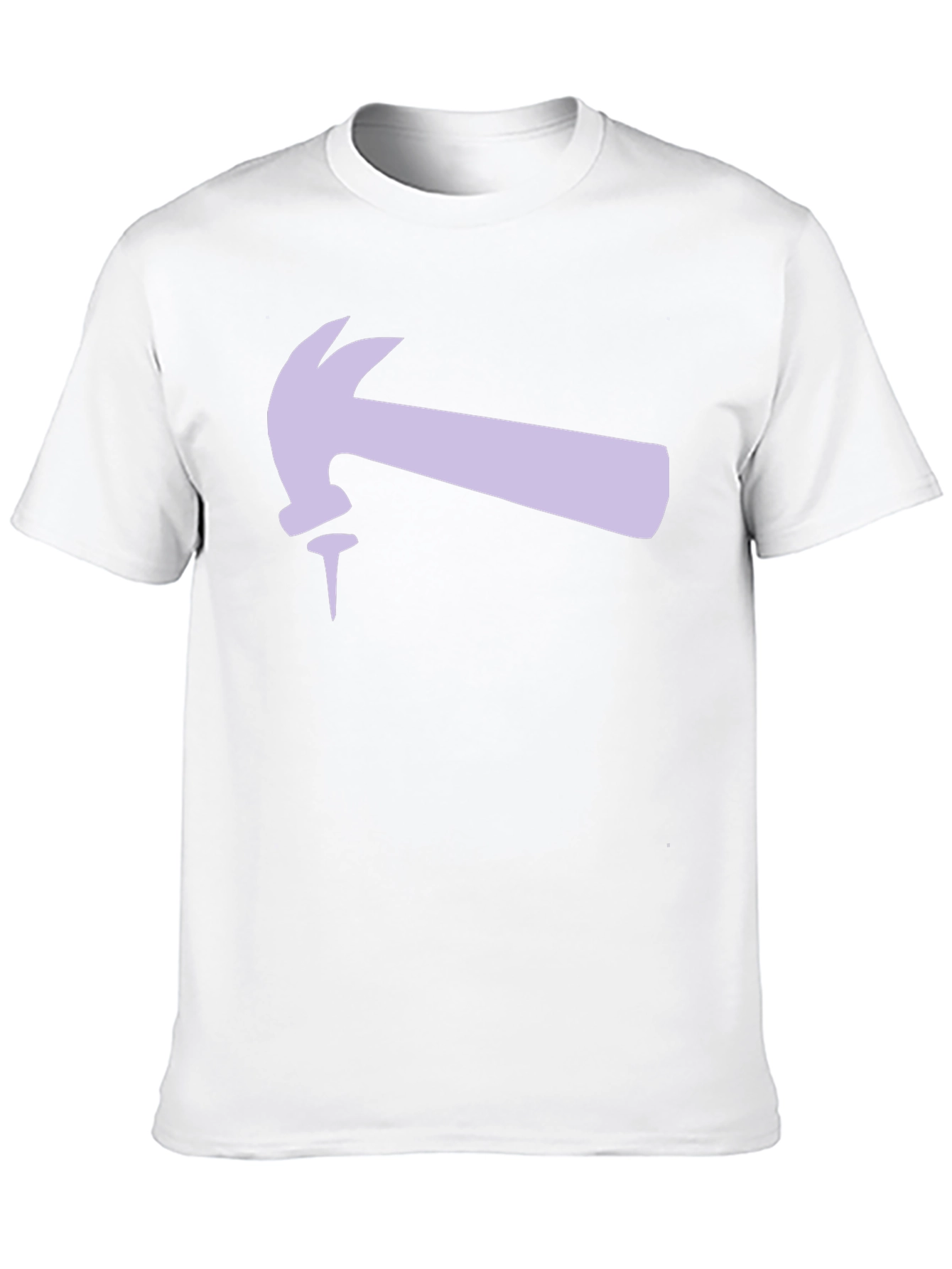 Black Hammer and Nail Graphic Tee - Black Cotton T-Shirt view 10