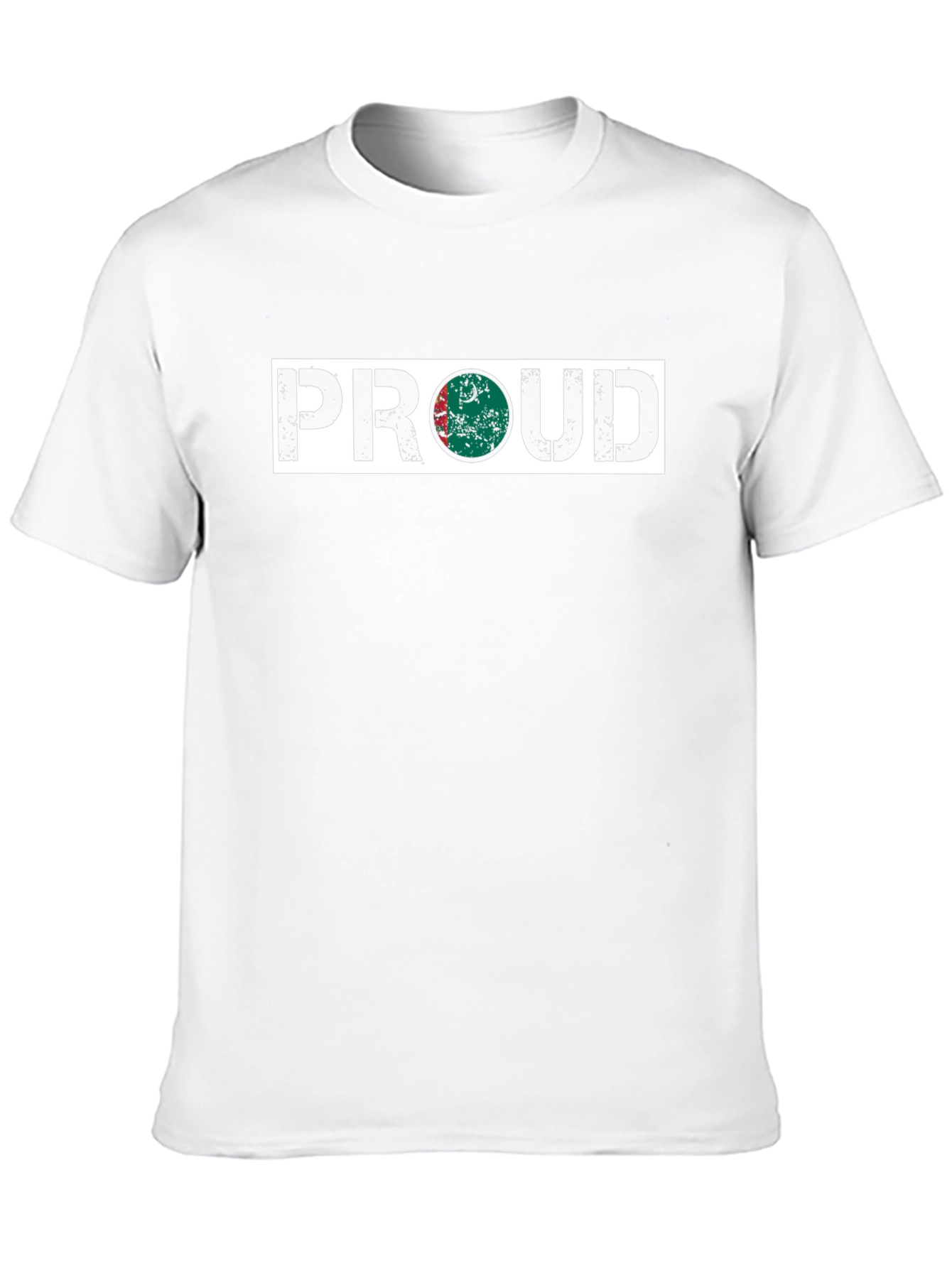 Black Proud Country Flag Graphic T-Shirt view 10