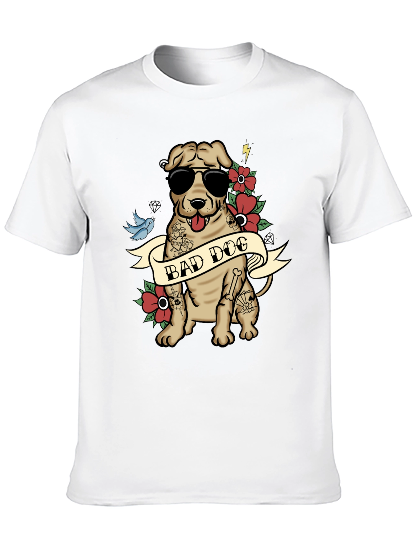 Bad Dog Graphic T-Shirt - Cool Canine Style - 10