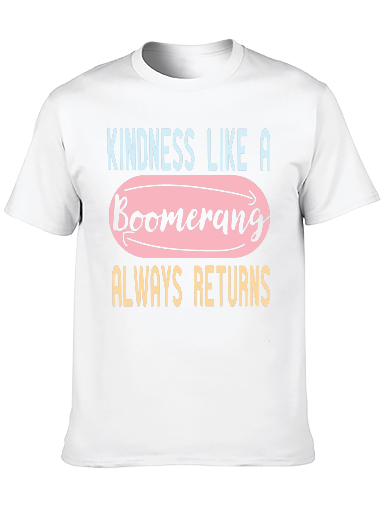 Black Kindness Boomerang Graphic Tee - Always Returns view 10