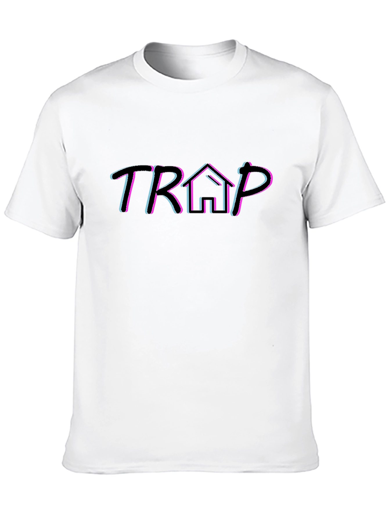 Black Trap House Graphic T-Shirt - Black view 10