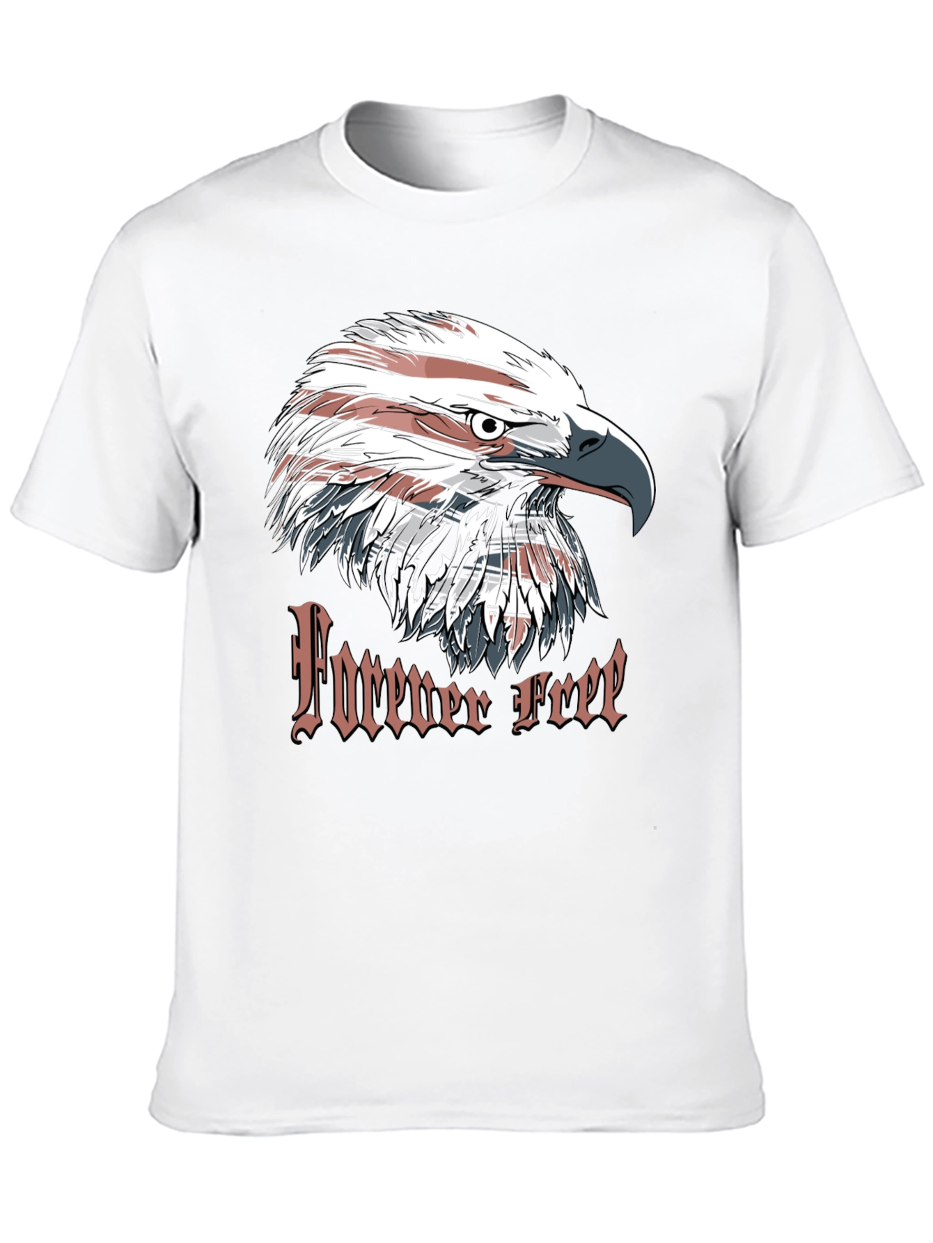 Forever Free Eagle Graphic T-Shirt - 10