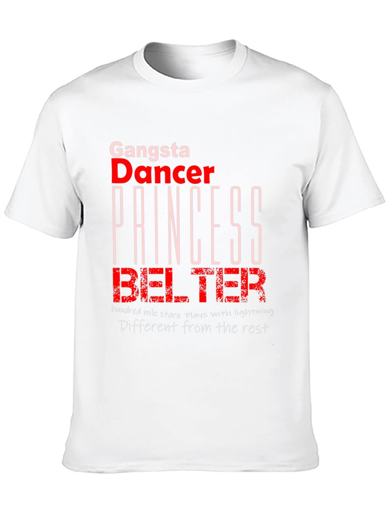Black Gangsta Dancer Princess Belter T-Shirt view 10