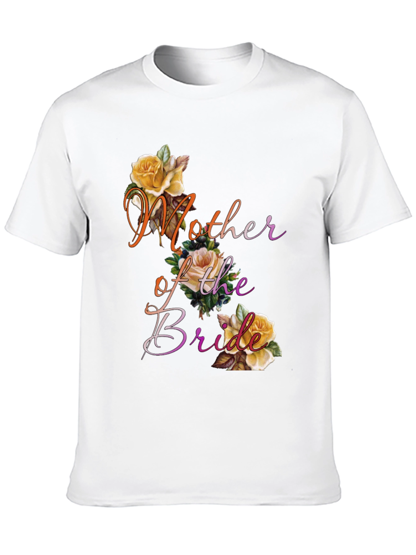 Black Mother of the Bride Floral T-Shirt view 10