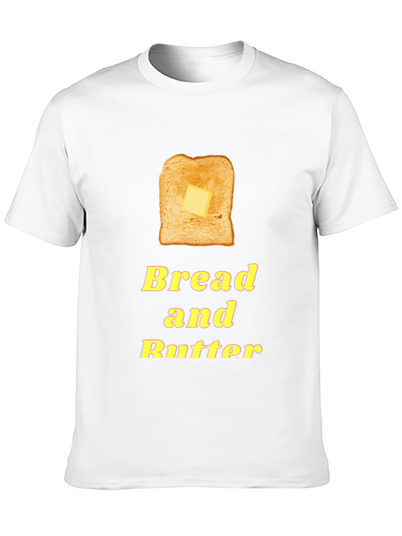 Black Bread and Butter Graphic Tee - Foodie T-Shirt view 10
