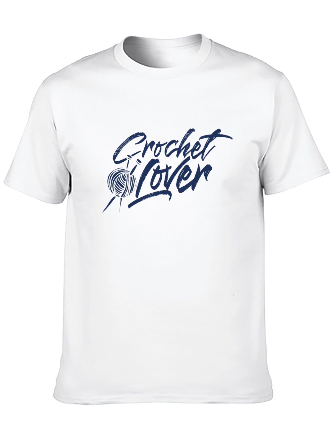 Black Crochet Lover T-Shirt - Soft Cotton Tee for Crafting Enthusiasts view 10