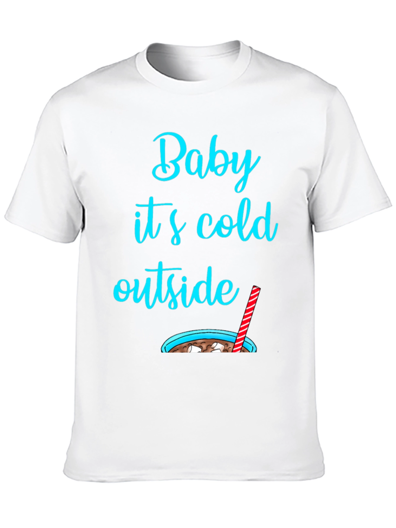 Black Baby It's Cold Outside Graphic Tee view 10