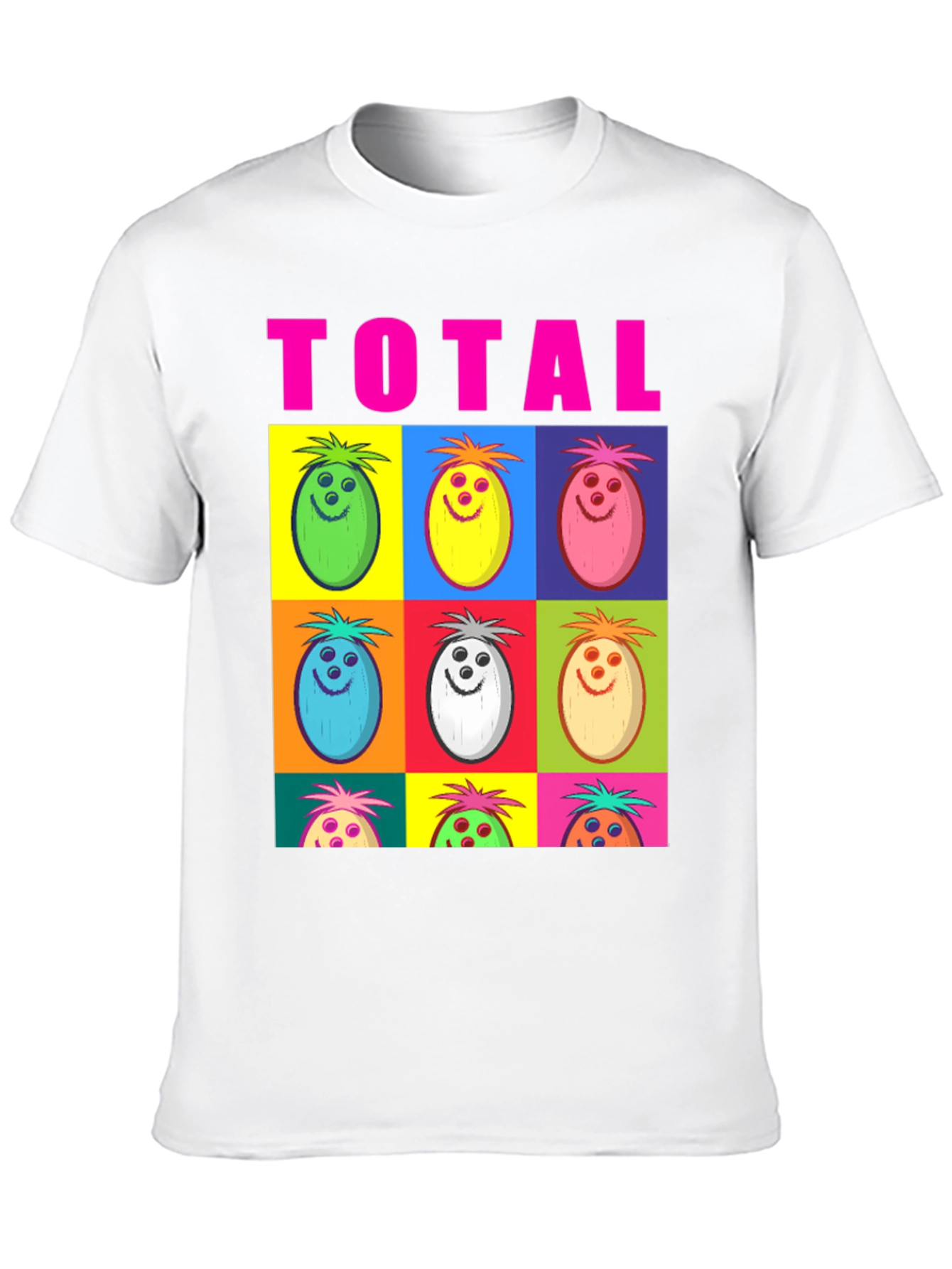 Black Fun Fruit Face Graphic Tee view 10