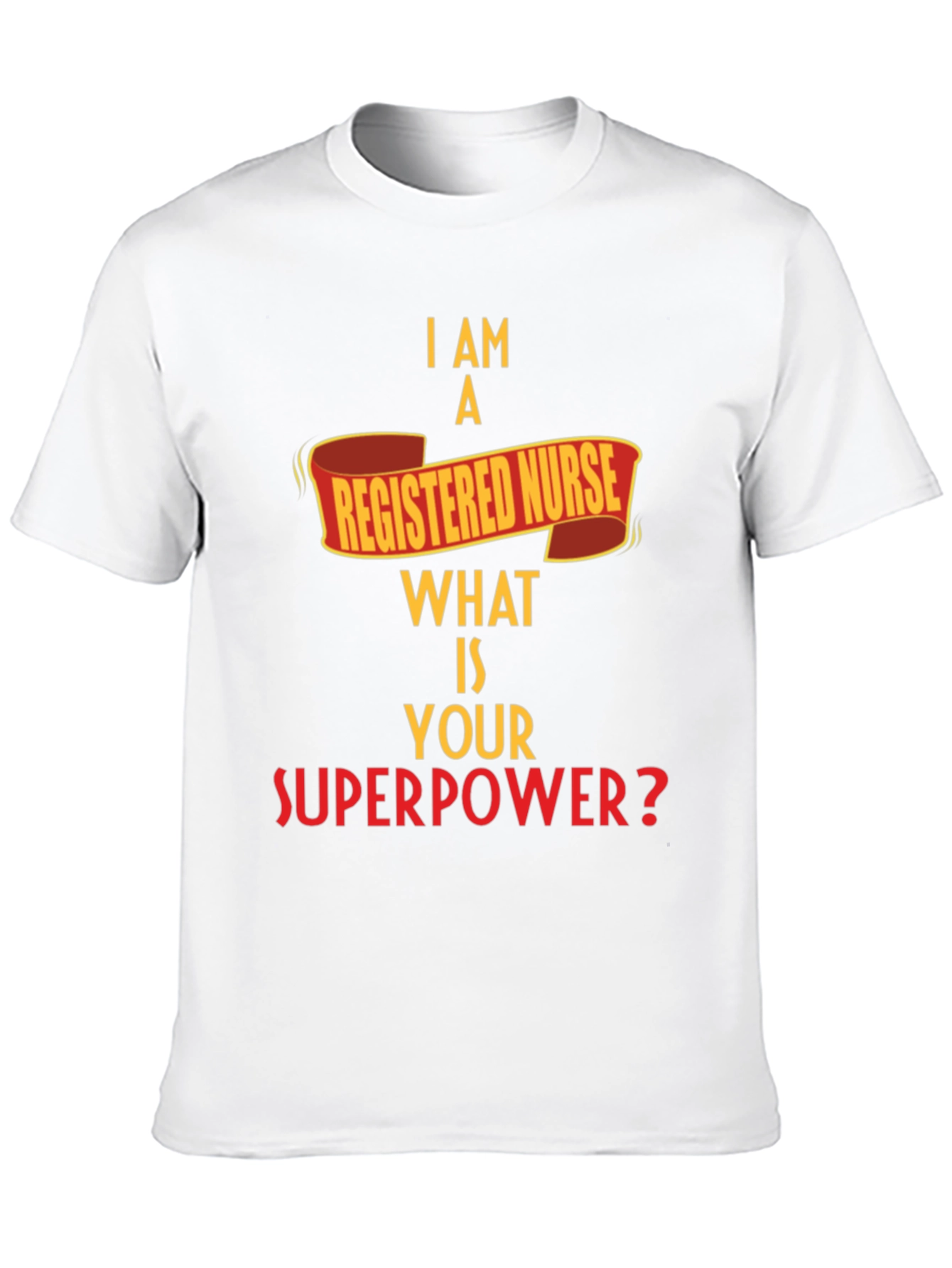 Black Registered Nurse Superpower T-Shirt view 10