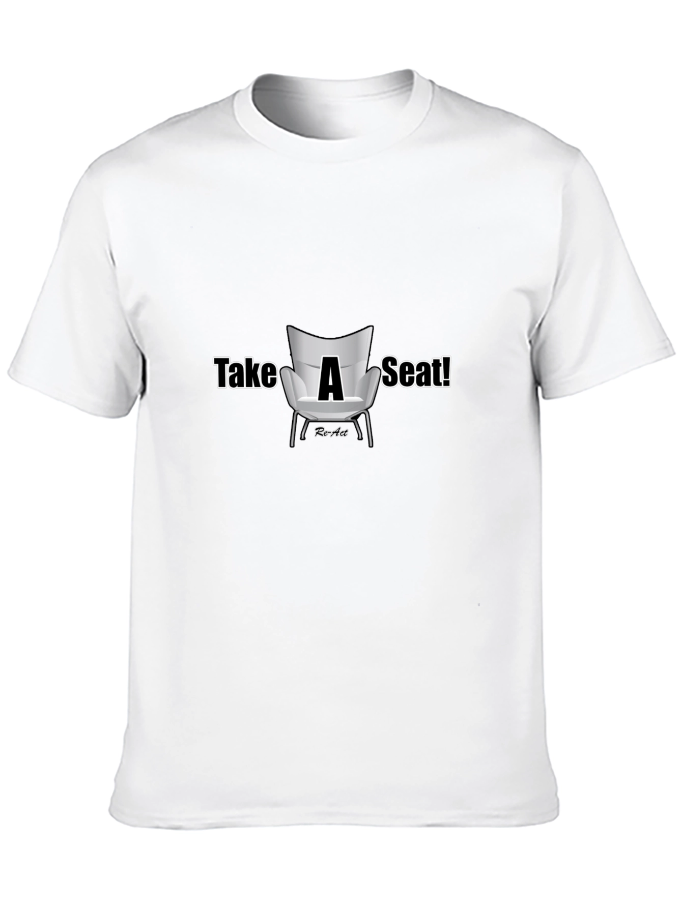 Black Take A Seat Graphic T-Shirt - Casual Style view 10
